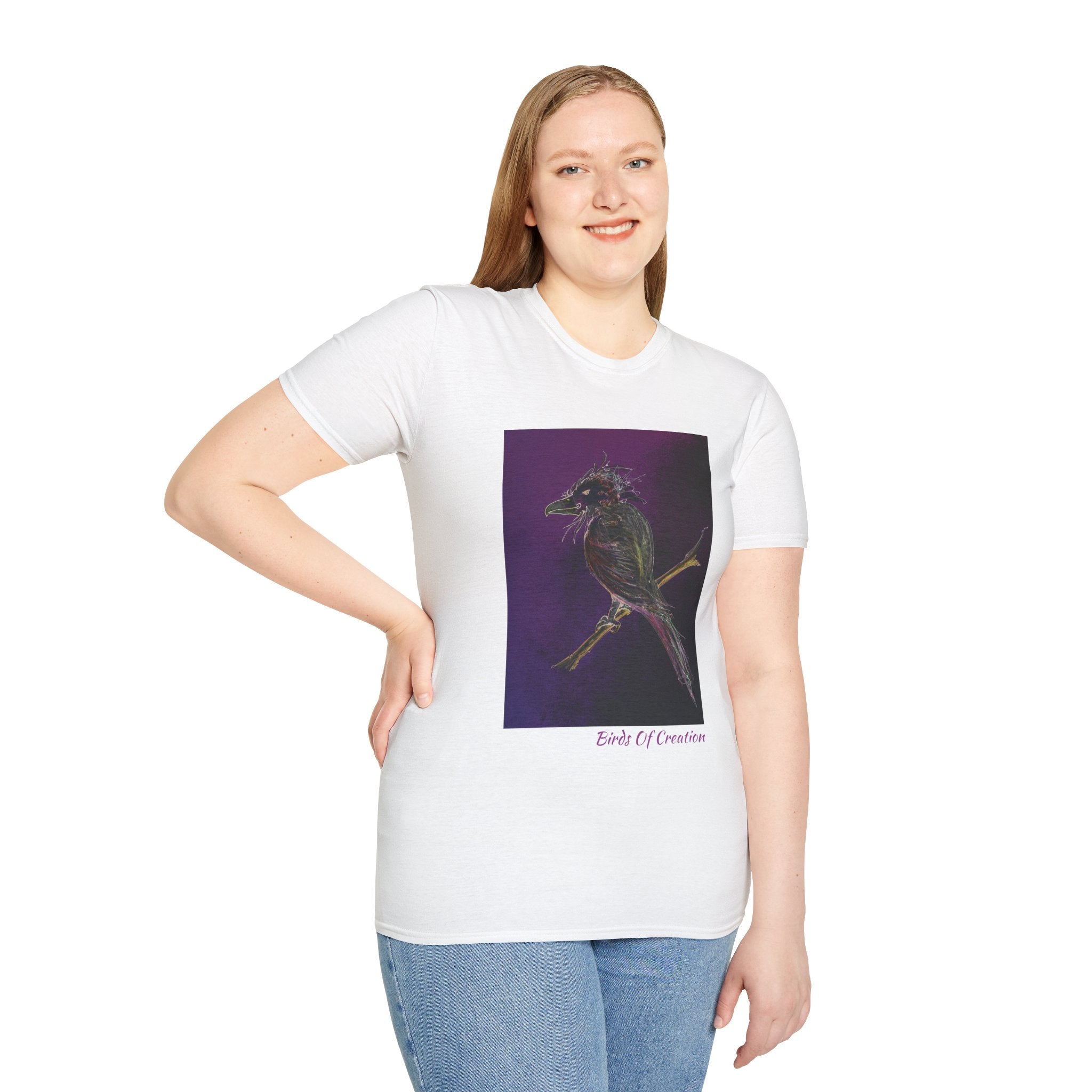 Unisex Softstyle T-Shirt - Birds Of Creation No.1
