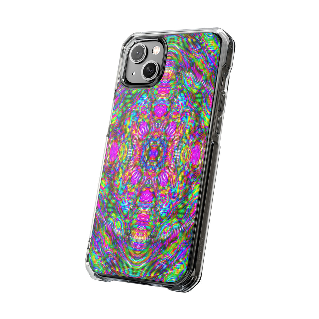 iPhone 14 Magnetic Clear Impact Case - DMT Scribe Tiles No.4