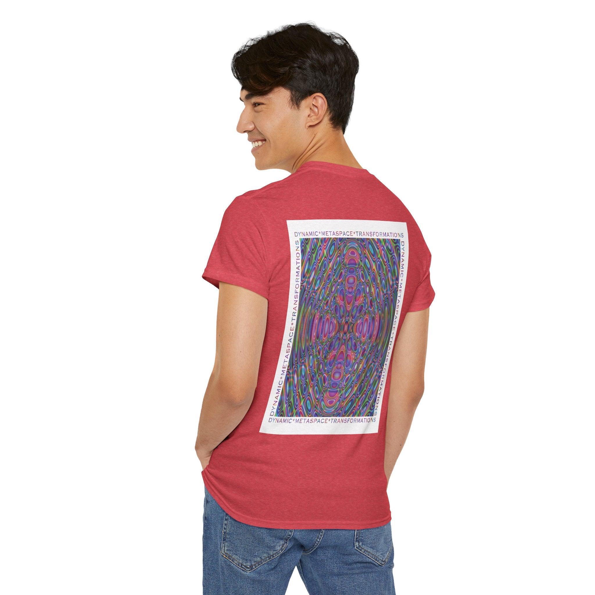 Unisex Heavy Cotton Tee (Back) - DMT Seer No.1