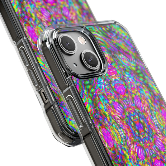 iPhone 14 Magnetic Clear Impact Case - DMT Scribe Tiles No.4