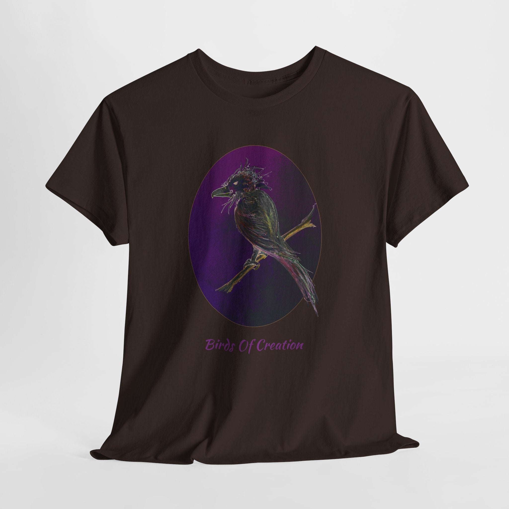 Unisex Heavy Cotton Tee - Birds Of Creation No.1a
