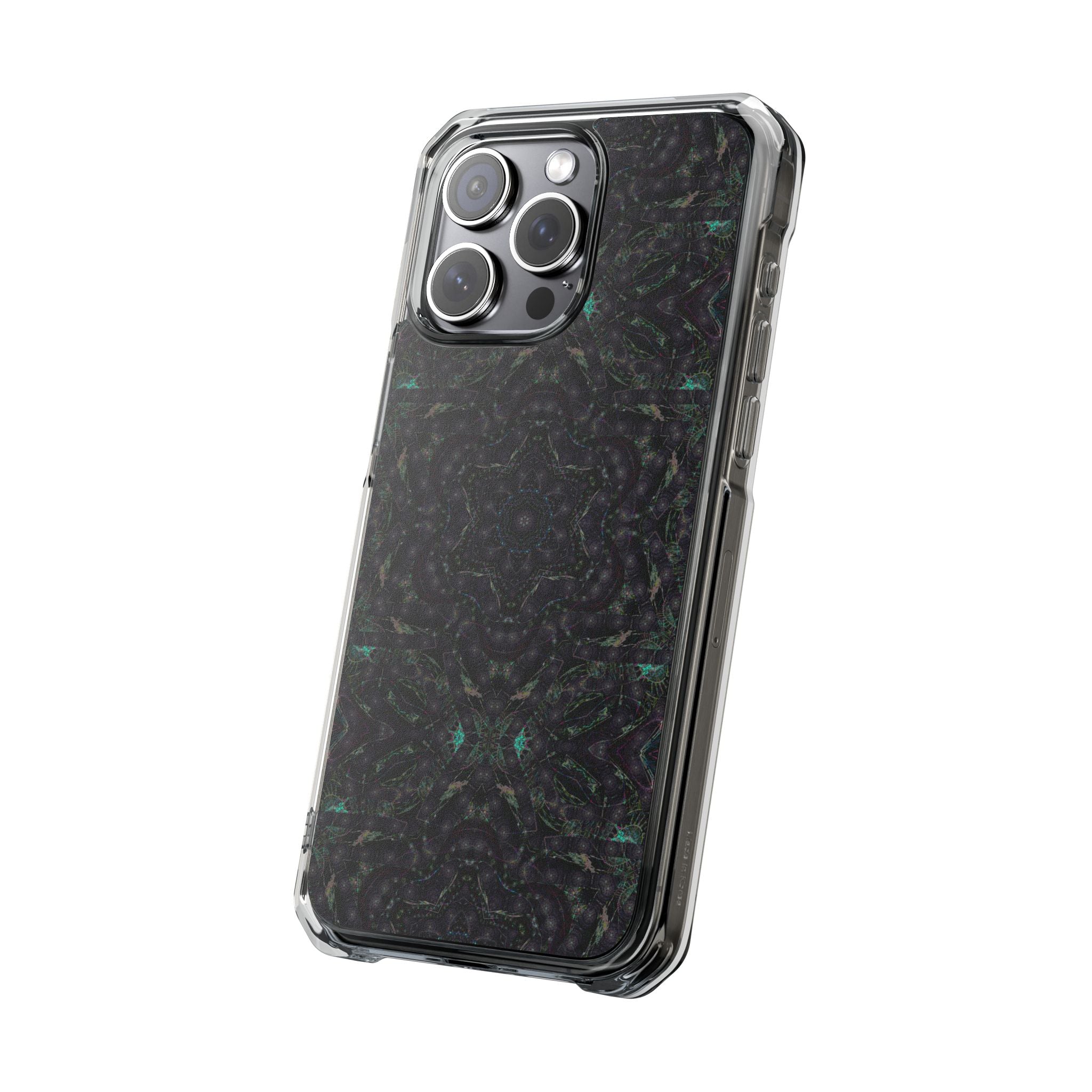 iPhone 15 Magnetic Clear Impact Case - P5 Kaleidoscopic No.31
