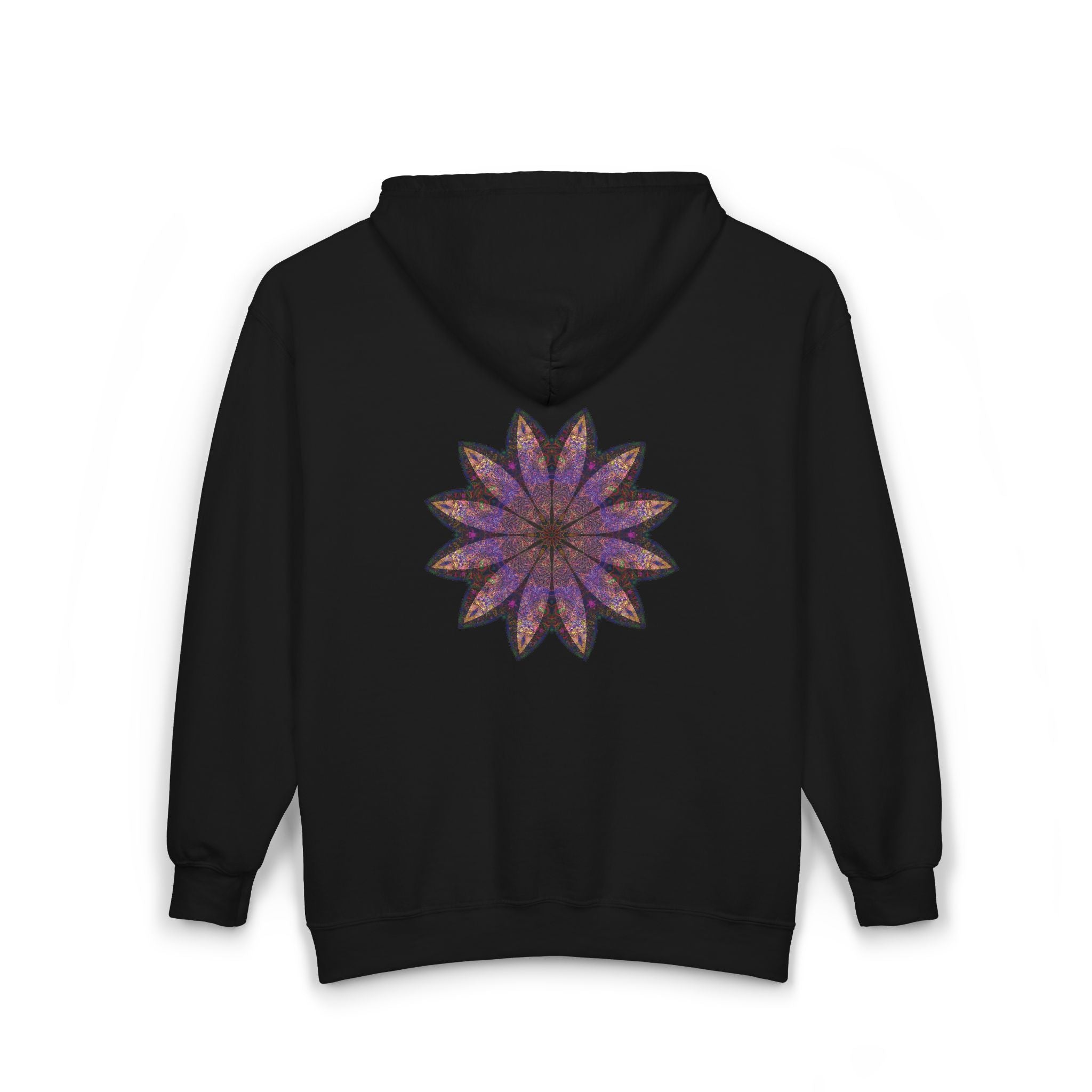 Unisex Heavy Blend™ Full Zip Hooded Sweatshirt - Love Light Mandalas No.23