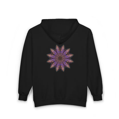 Unisex Heavy Blend™ Full Zip Hooded Sweatshirt - Love Light Mandalas No.23