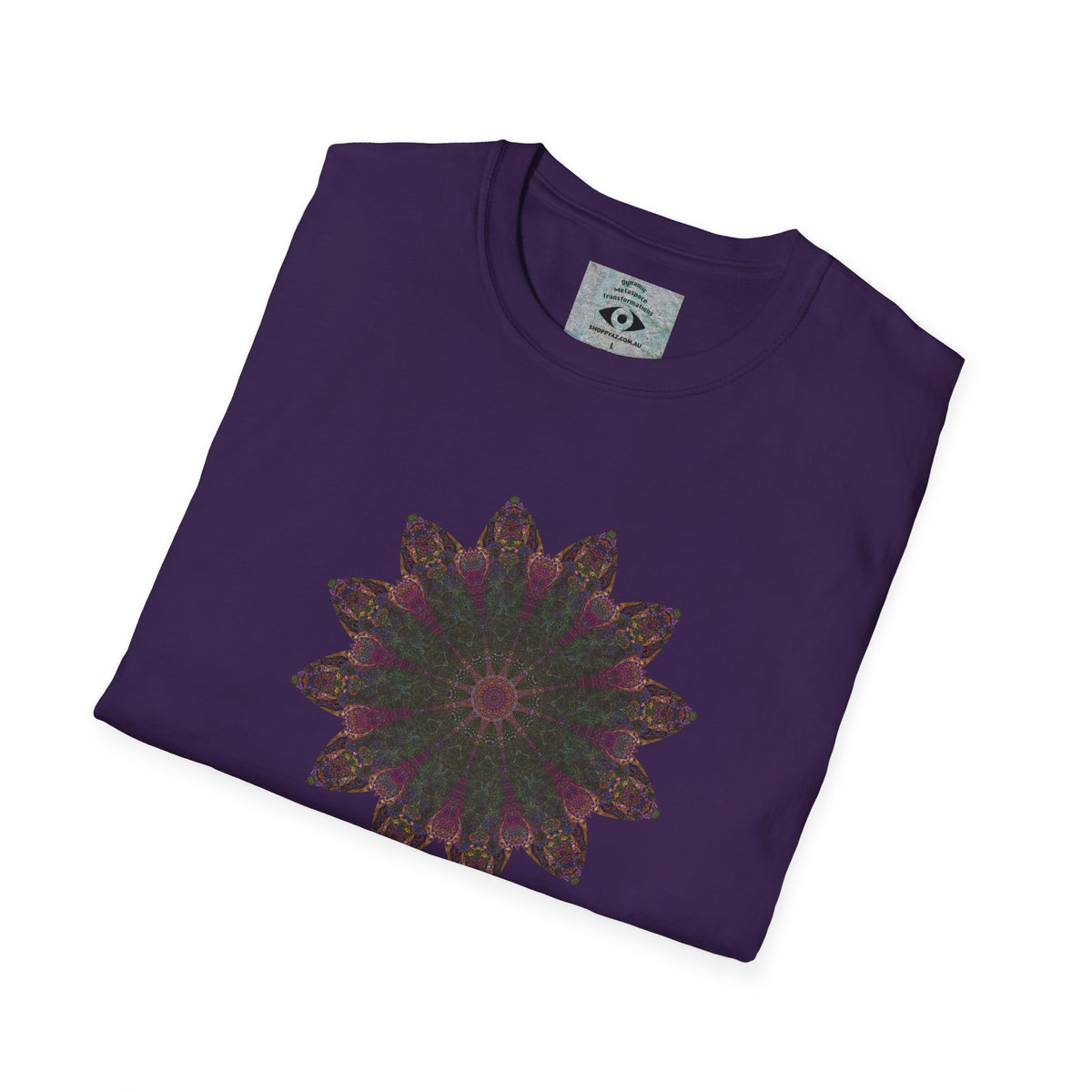 Unisex Softstyle T-Shirt - Love Light Mandalas No.7