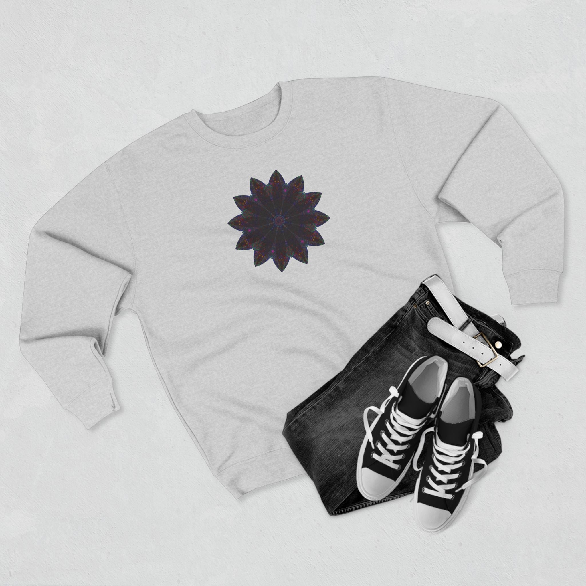 Unisex Crewneck Sweatshirt - Love Light Mandalas No.25