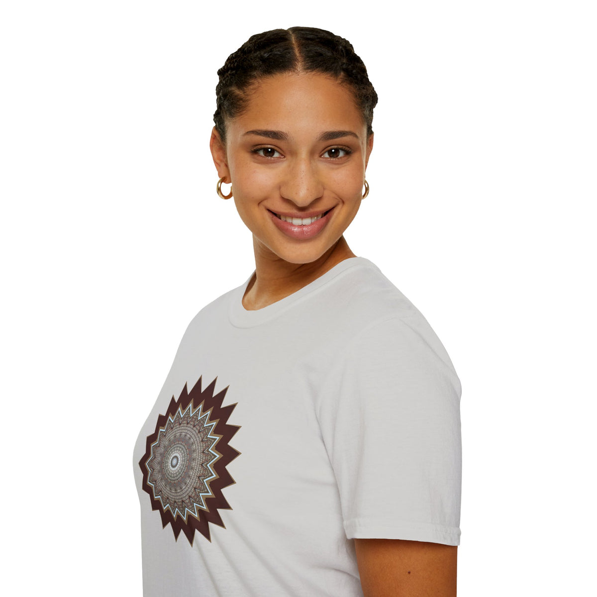 Unisex Softstyle T-Shirt - Mycelium Mandalas No.1
