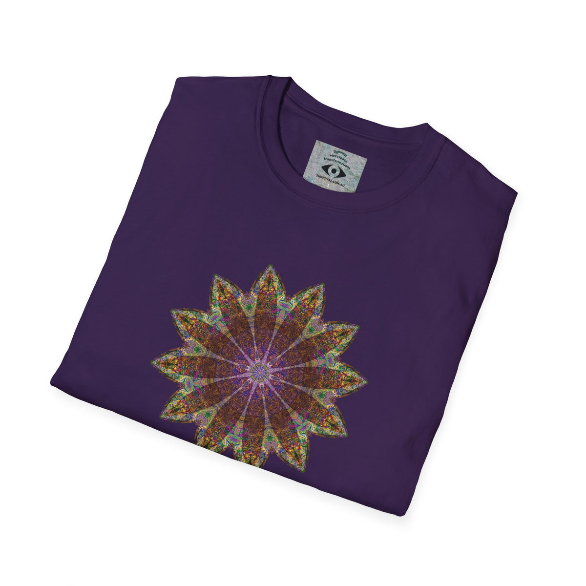 Unisex Softstyle T-Shirt - Love Light Mandalas No.13