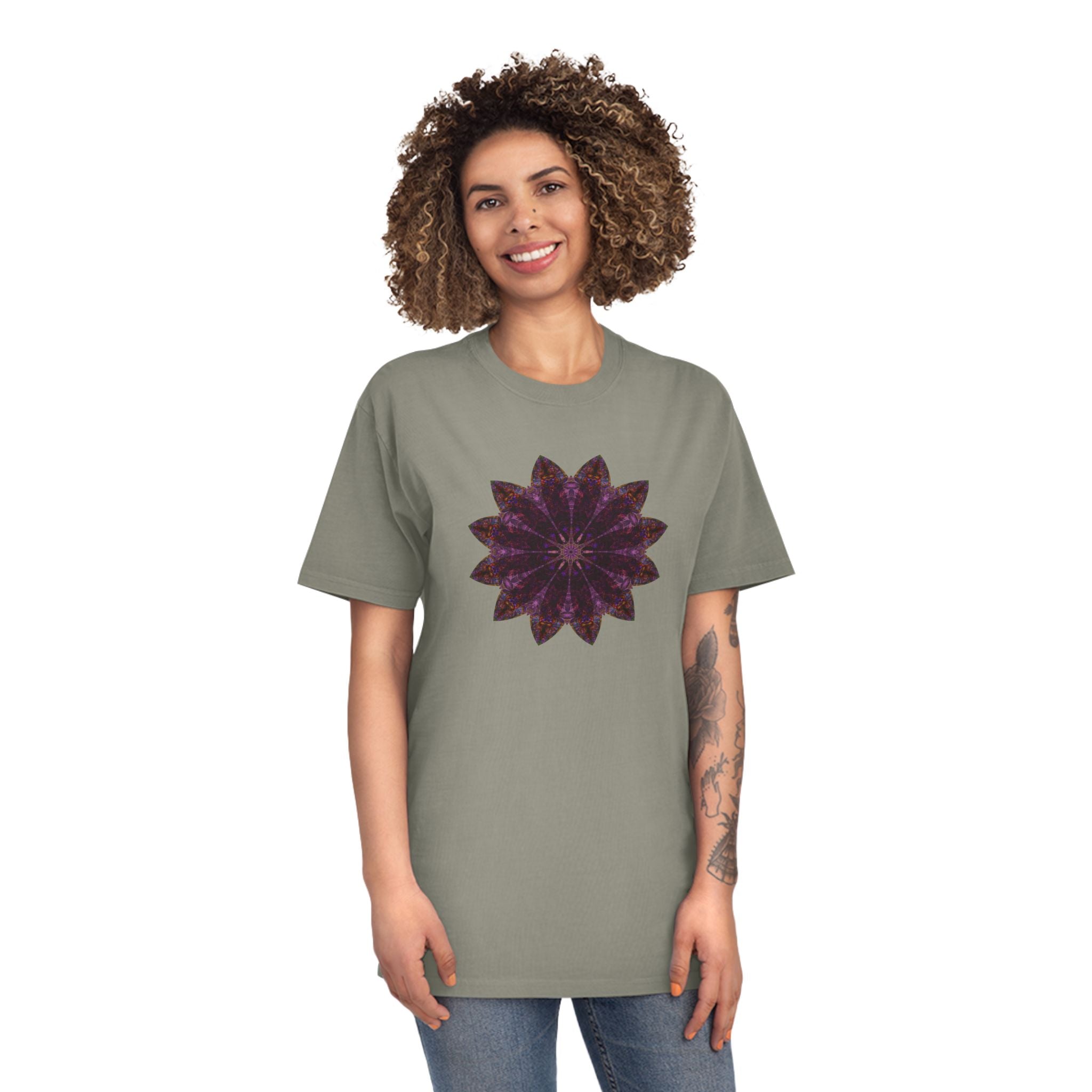 Unisex Faded Shirt - Love Light Mandalas No.15