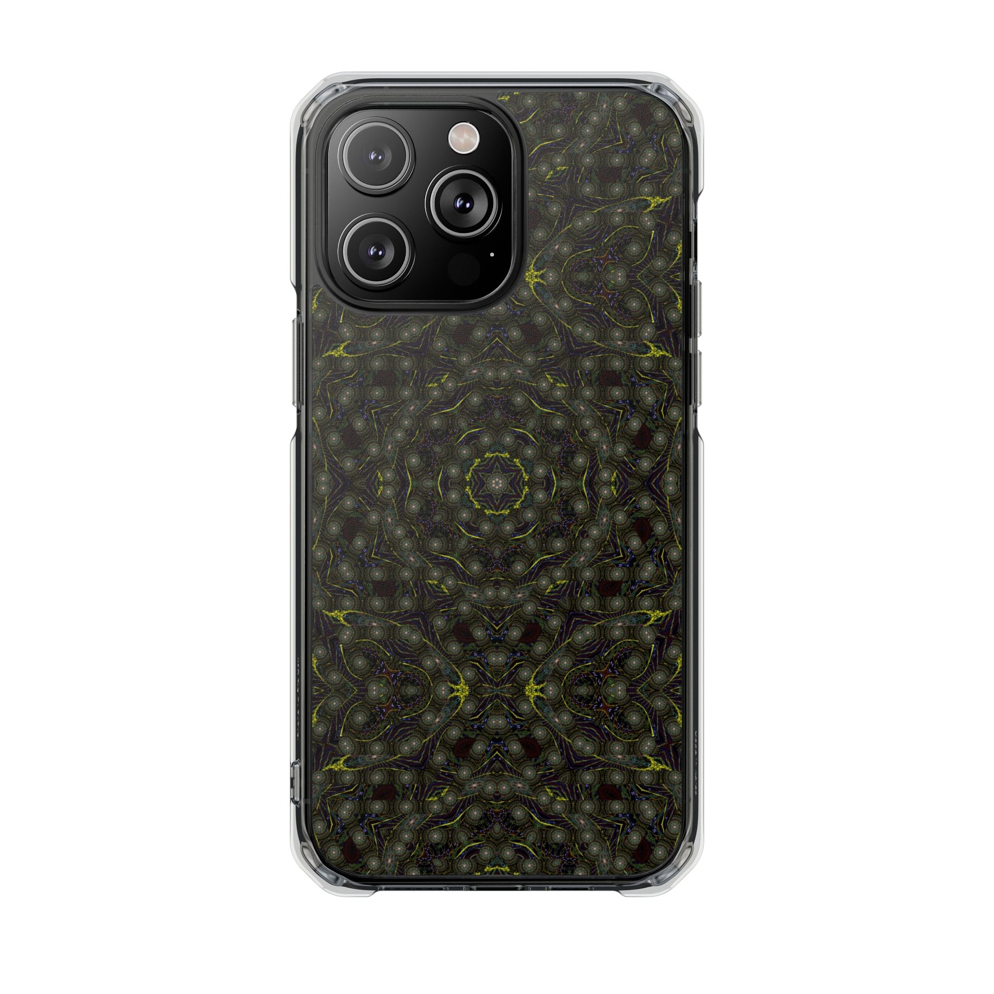 iPhone 14 Magnetic Clear Impact Case - P5 Kaleidoscopic No.2