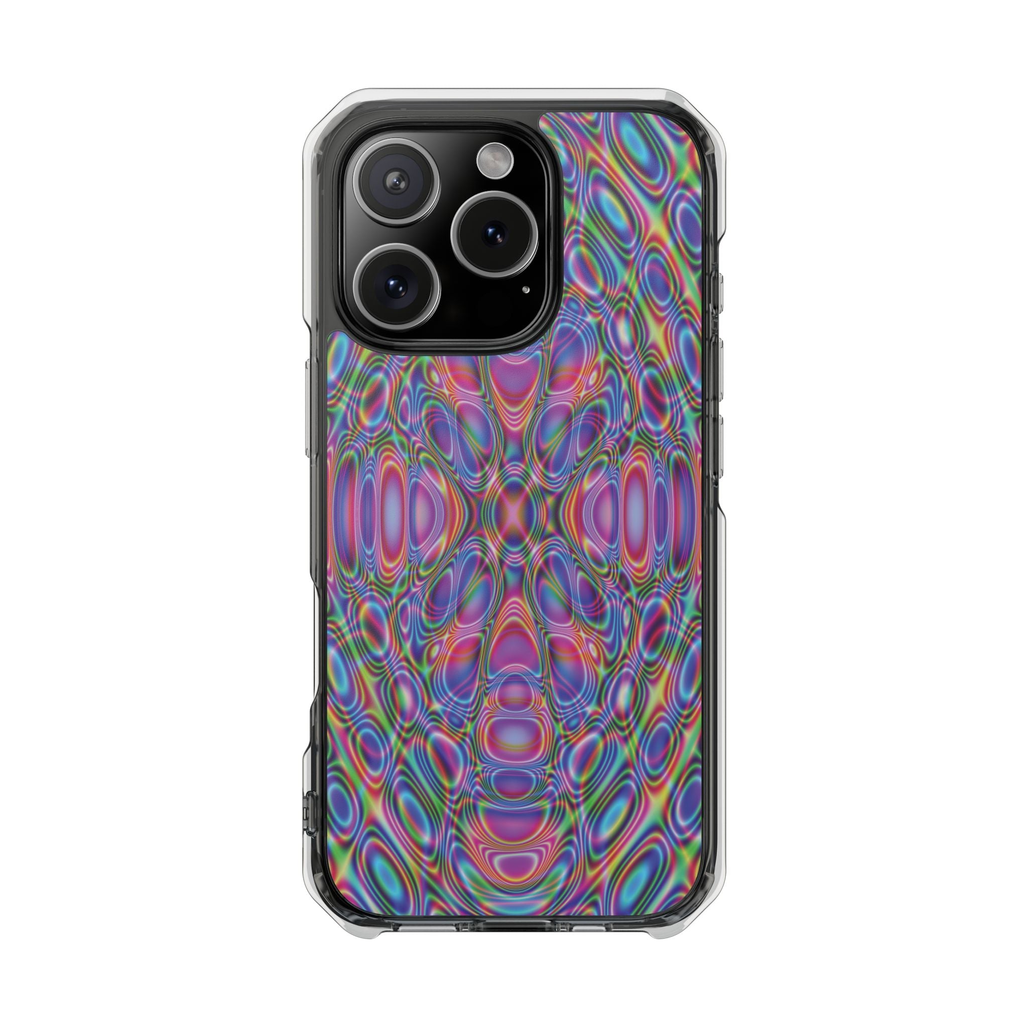 iPhone 16 Magnetic Clear Impact Case - DMT Seer No.1