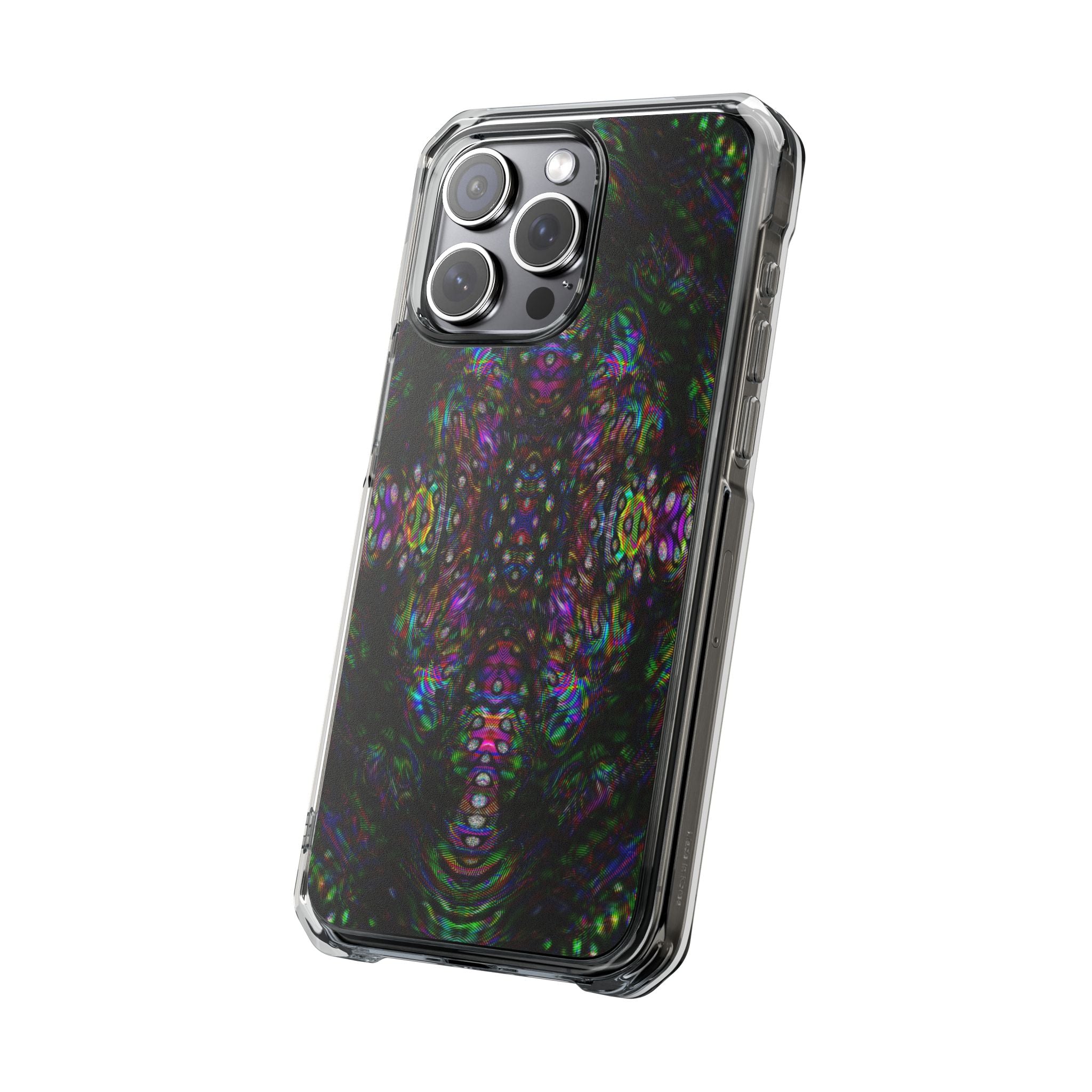 iPhone 15 Magnetic Clear Impact Case - DMT Scribe Tiles No.2