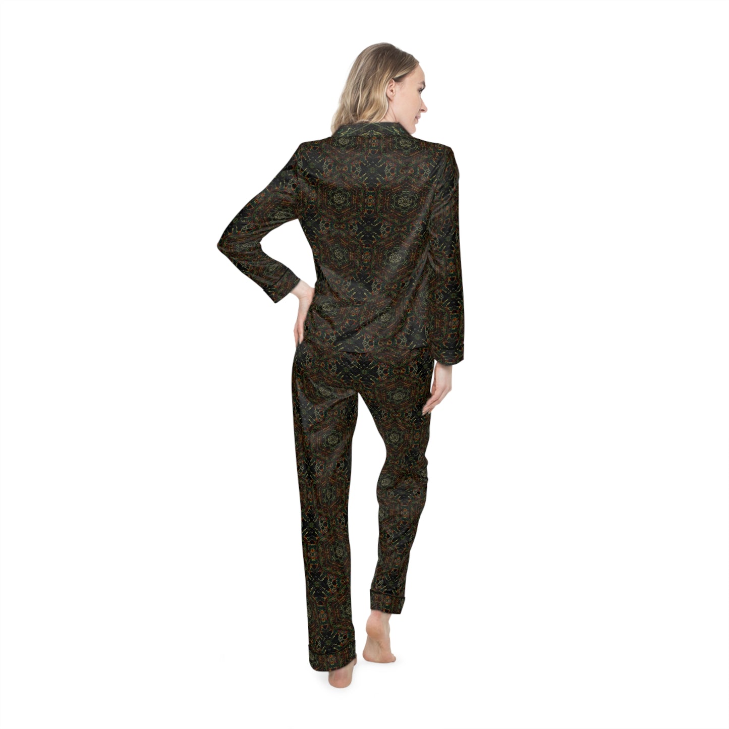 Women's Satin Pajamas - DK Series No.14