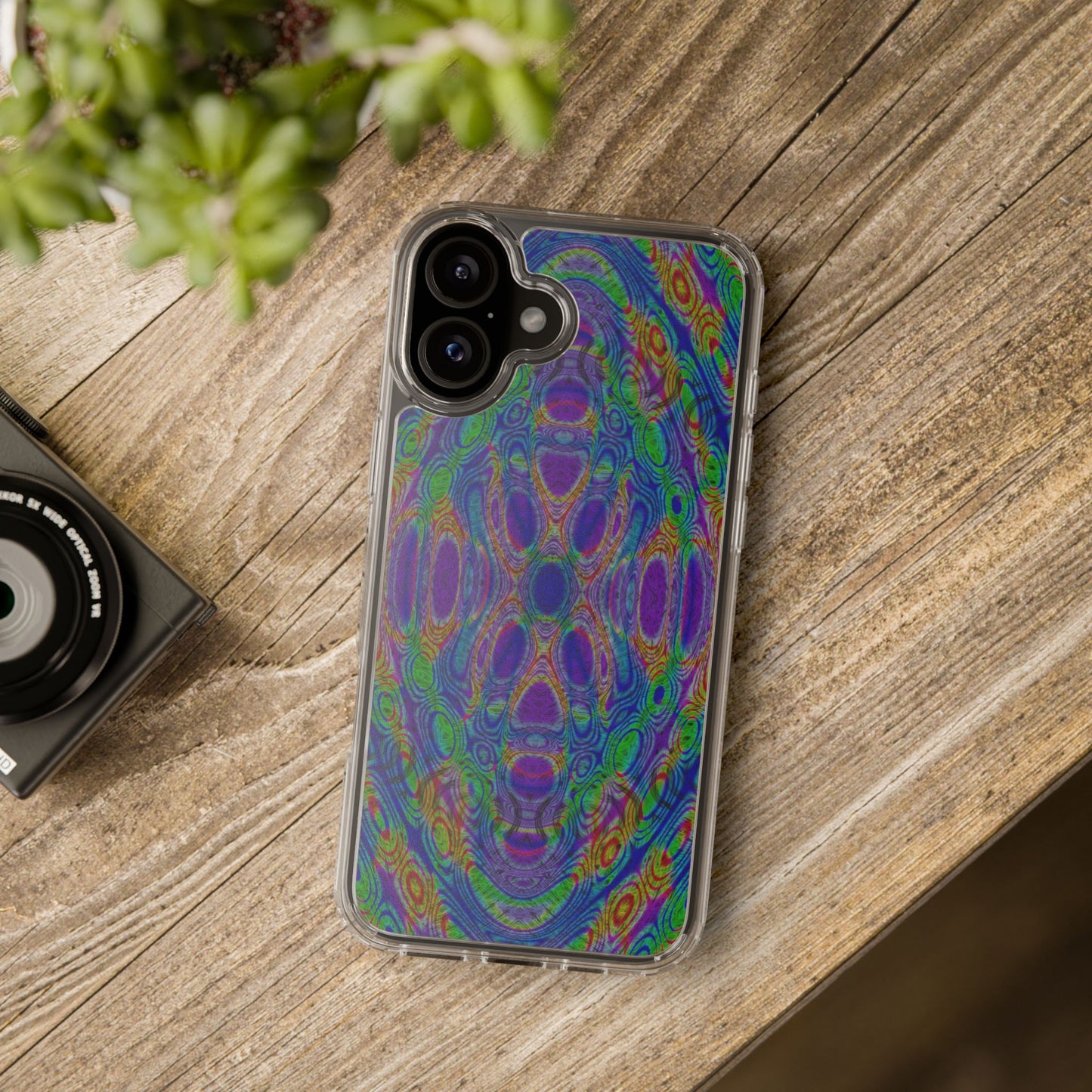 iPhone 16 Clear Case – DMT Seer No.18