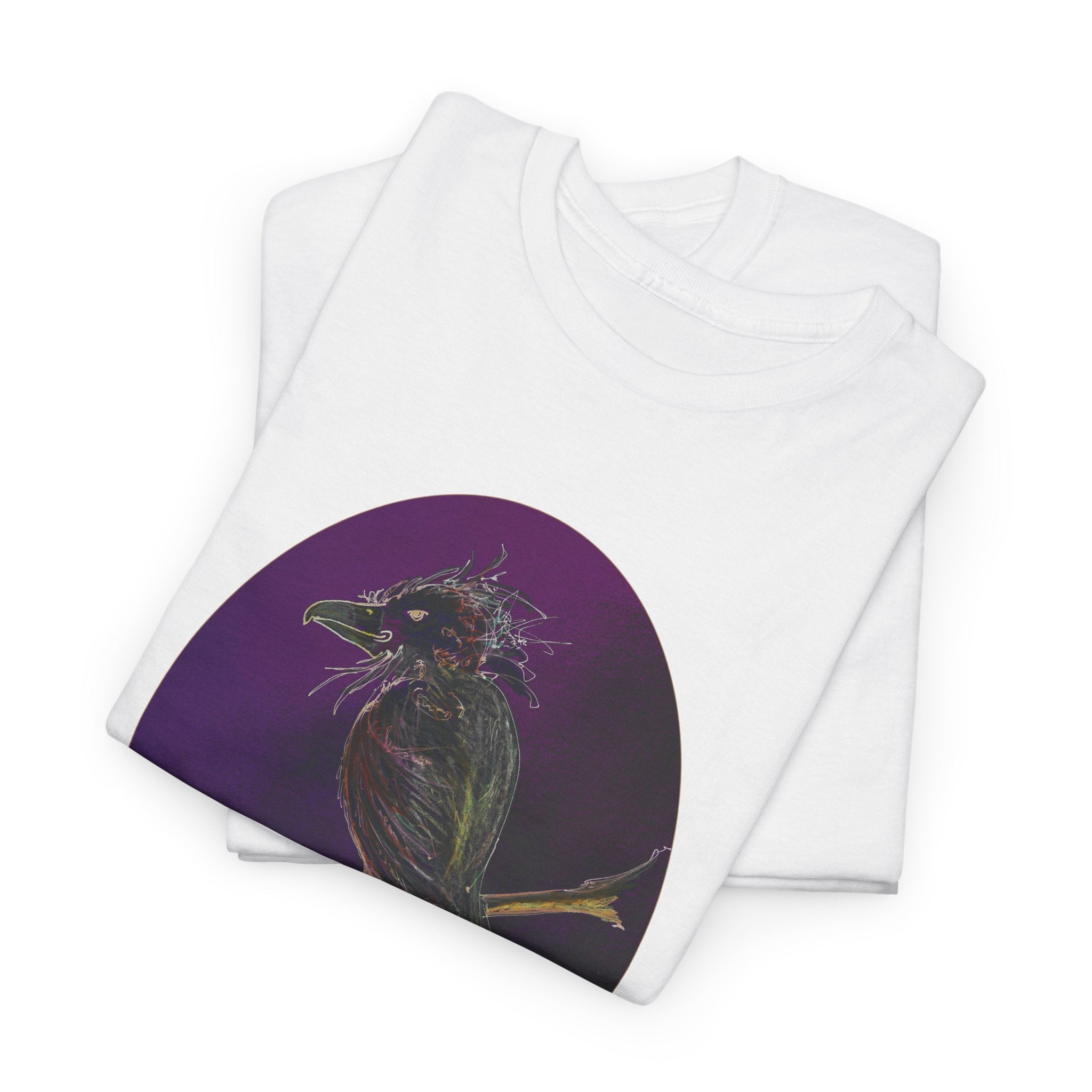 Unisex Heavy Cotton Tee - Birds Of Creation No.1a