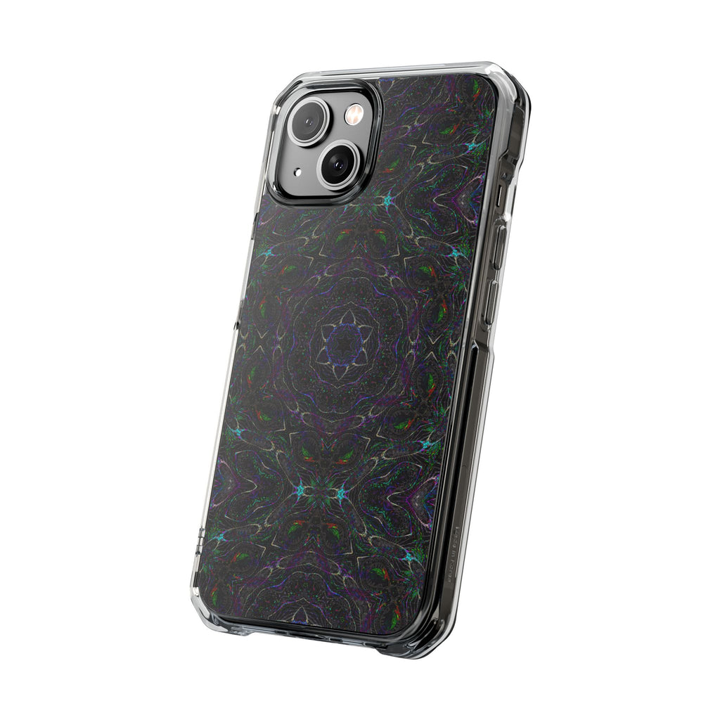 iPhone 14 Magnetic Clear Impact Case - P5 Kaleidoscopic No.32