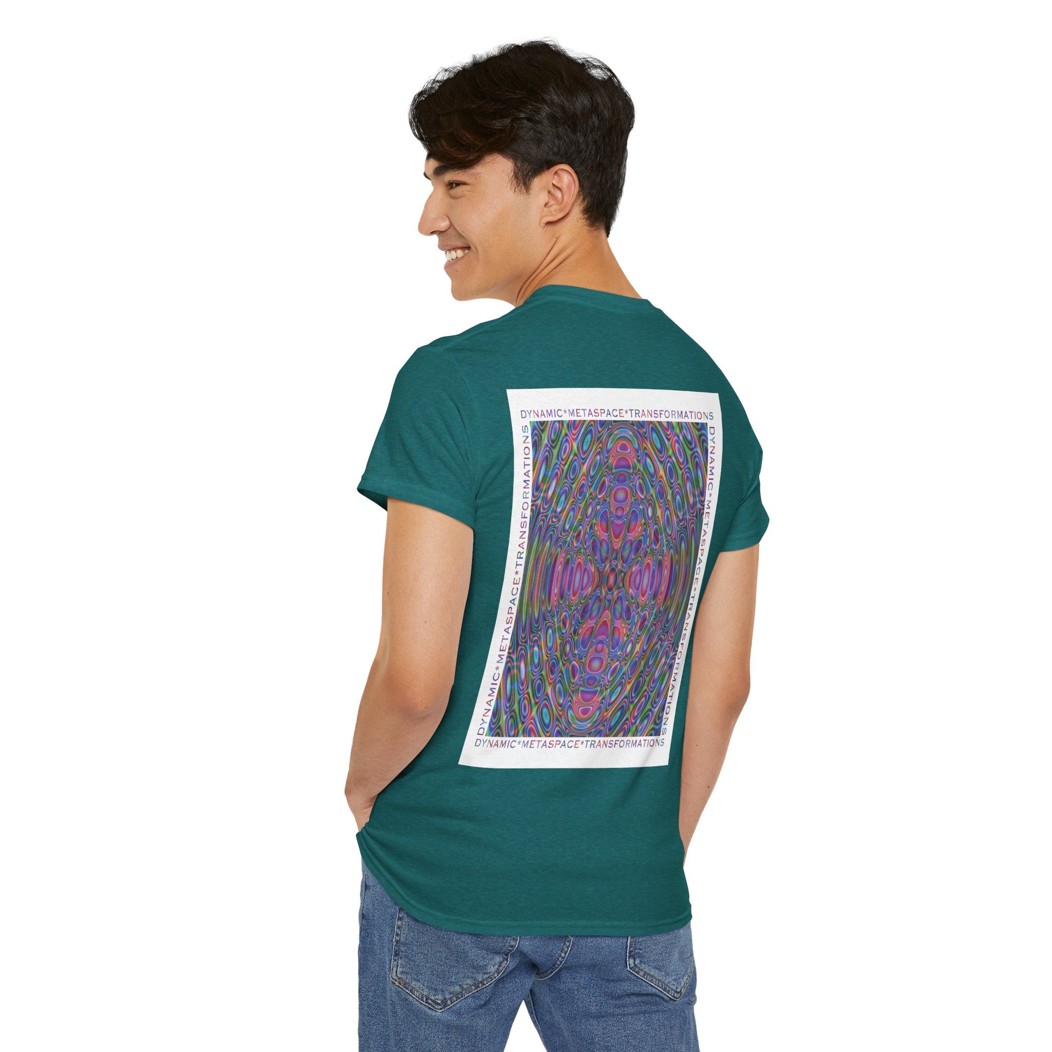 Unisex Heavy Cotton Tee (Back) - DMT Seer No.1