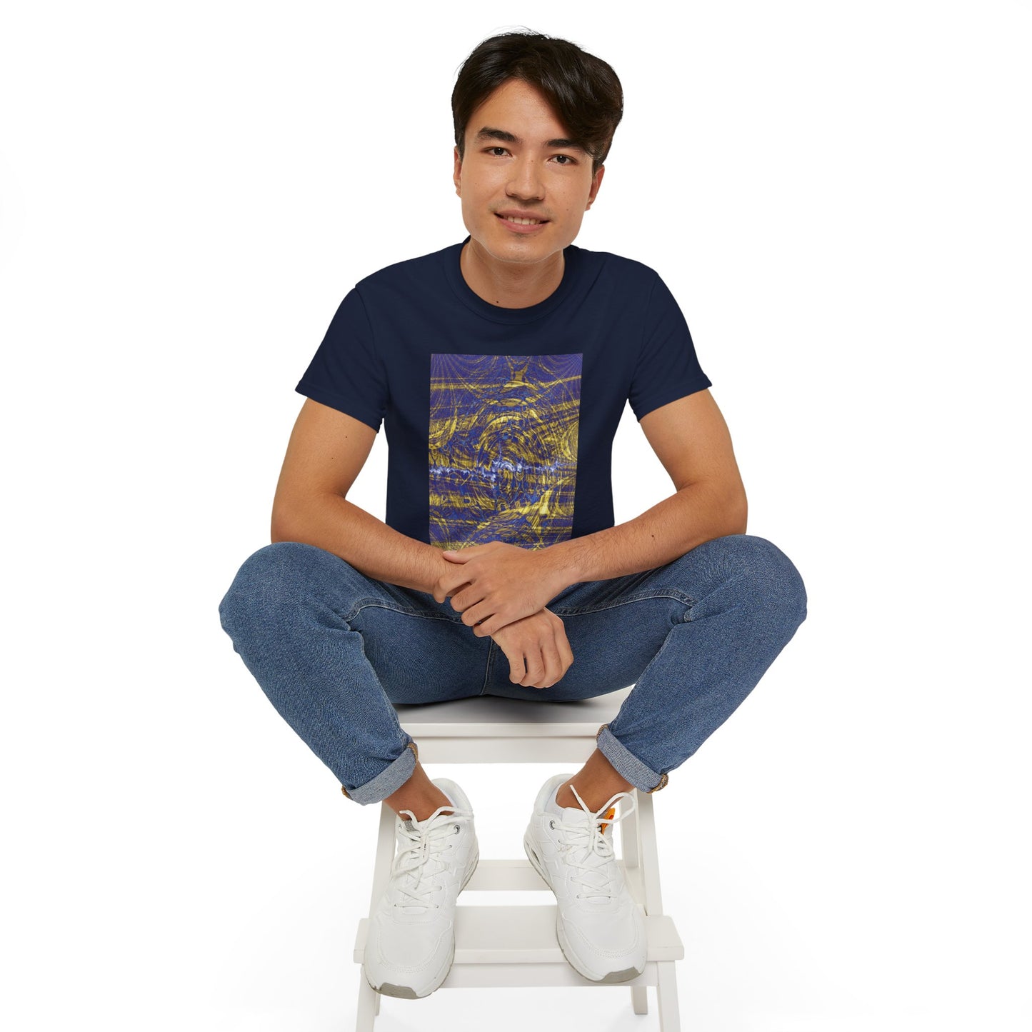 Unisex Ultra Cotton Tee - Love Light Fractals No.1