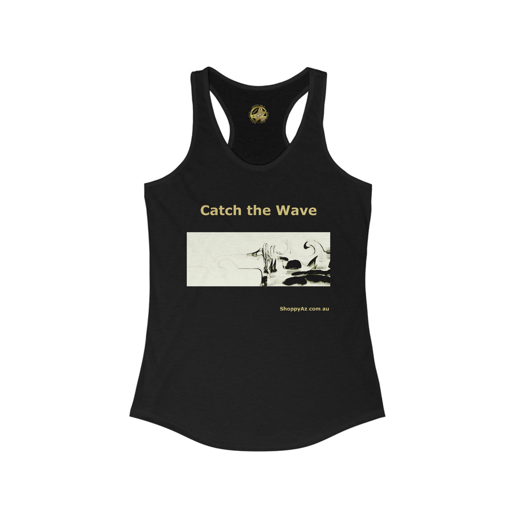 Women's Ideal Racerback Tank - Catch the Wave