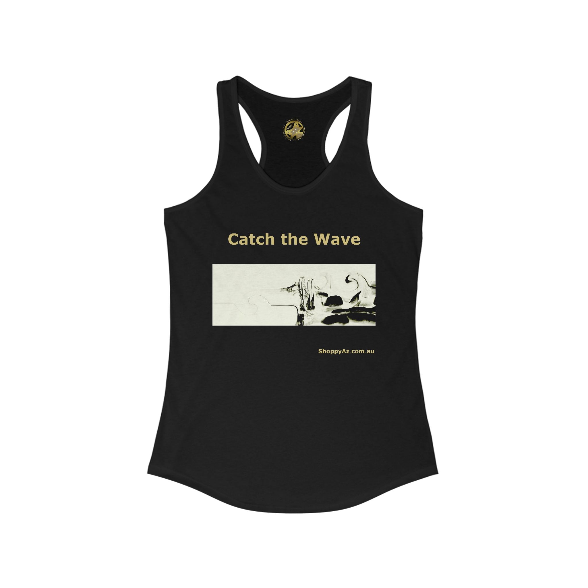 Women's Ideal Racerback Tank - Catch the Wave