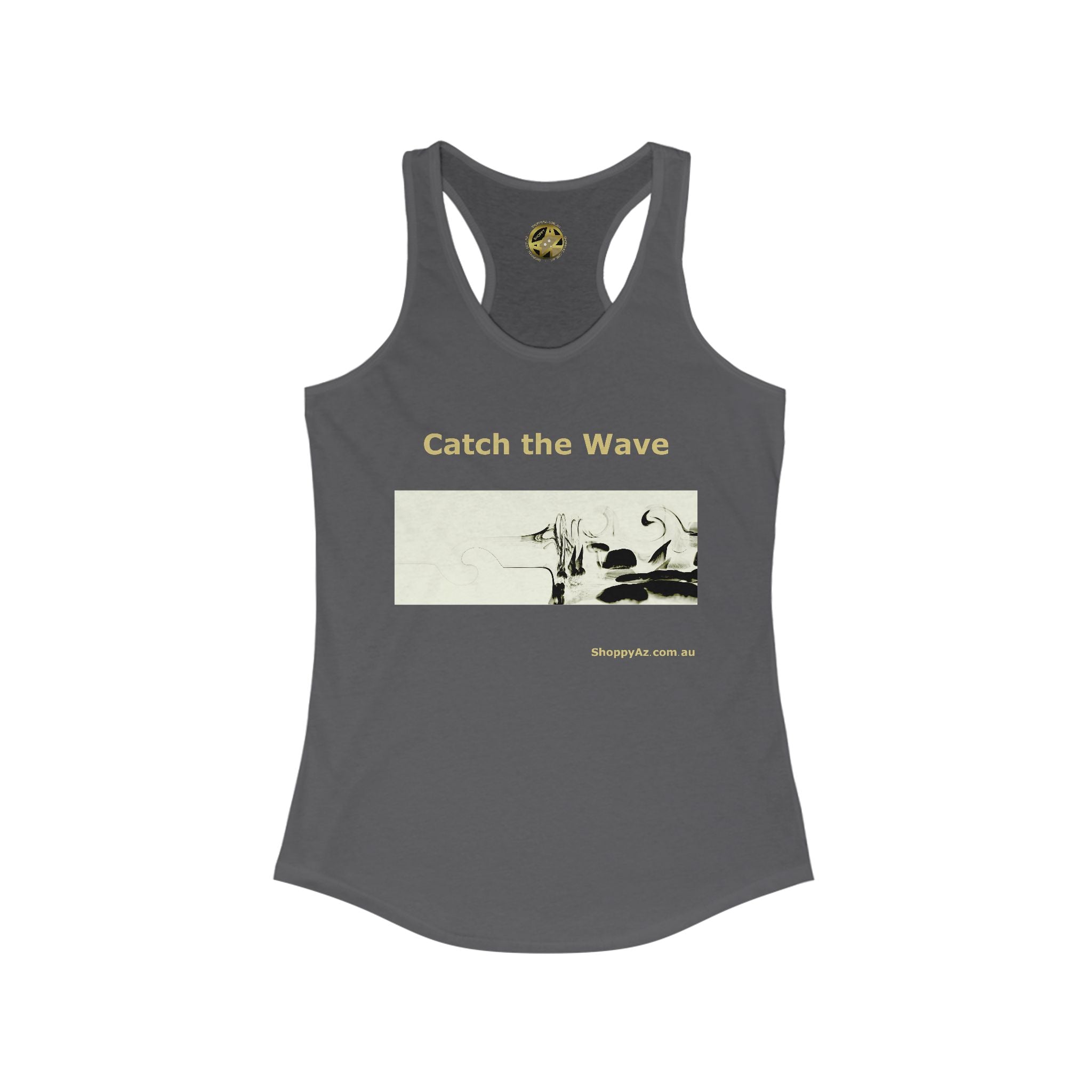 Women's Ideal Racerback Tank - Catch the Wave