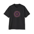 Men's Heavy Oversized Tee - Love Light Mandalas No.11