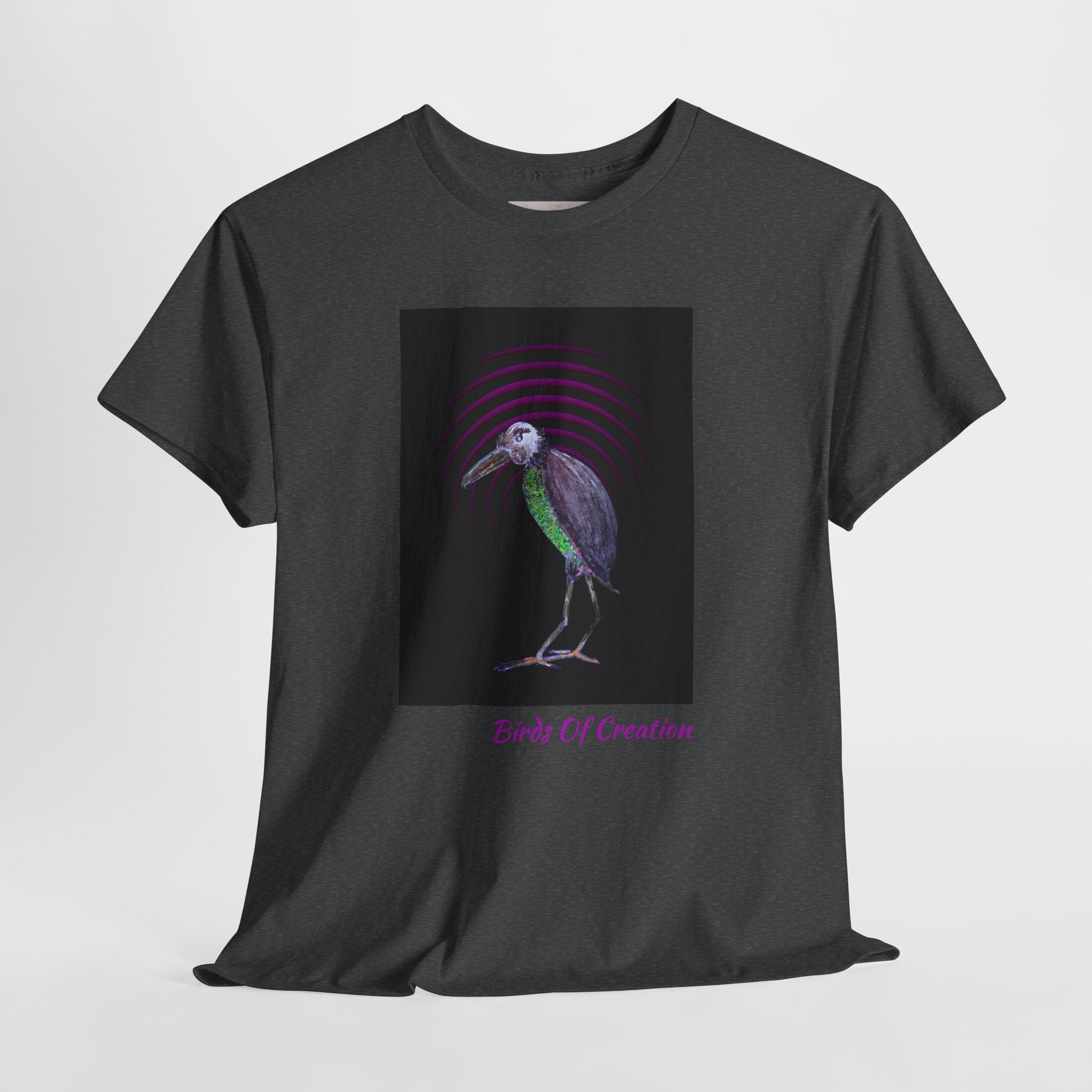 Unisex Heavy Cotton Tee - Birds Of Creation No.2b