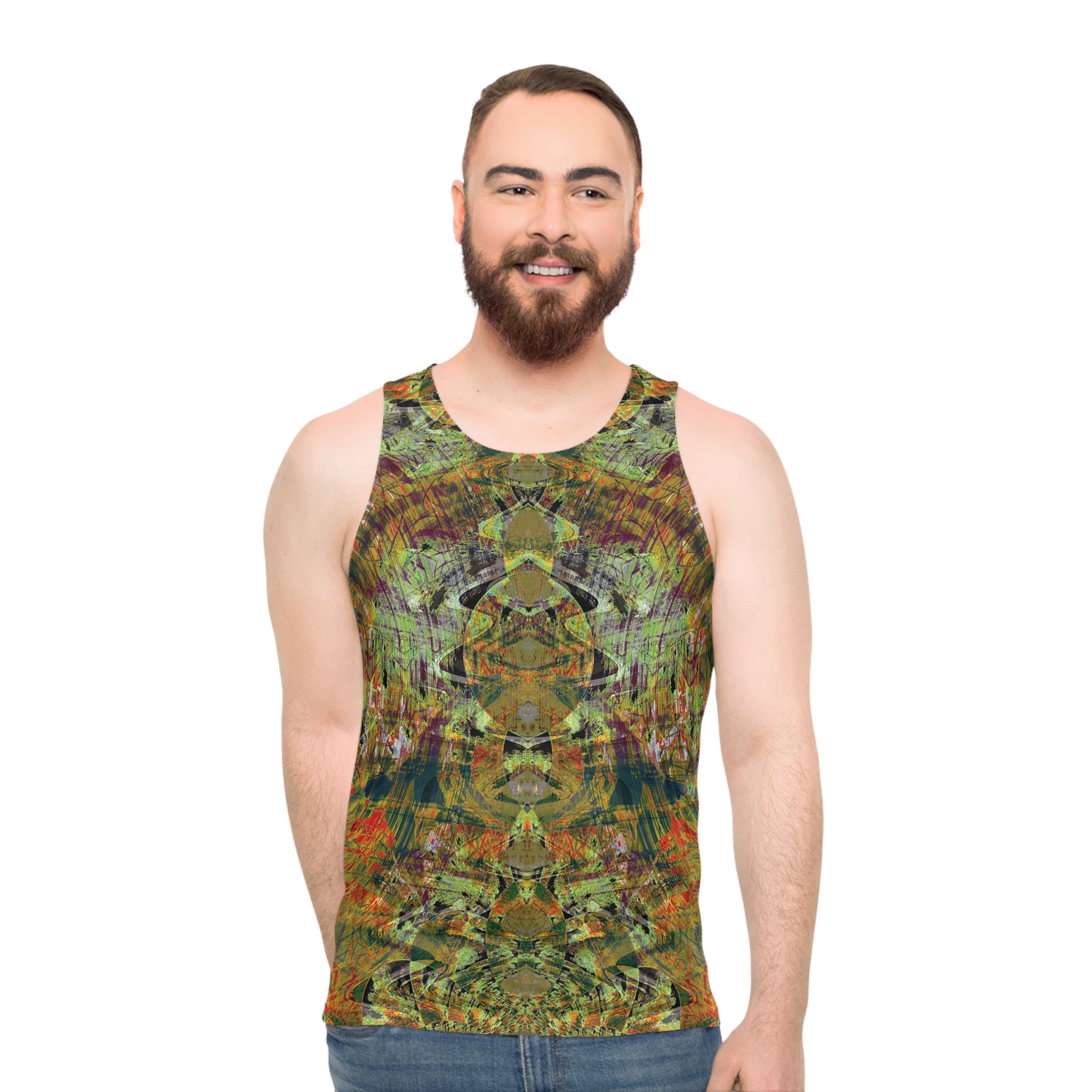 Unisex Tank Top - Love Light Fractals No.4