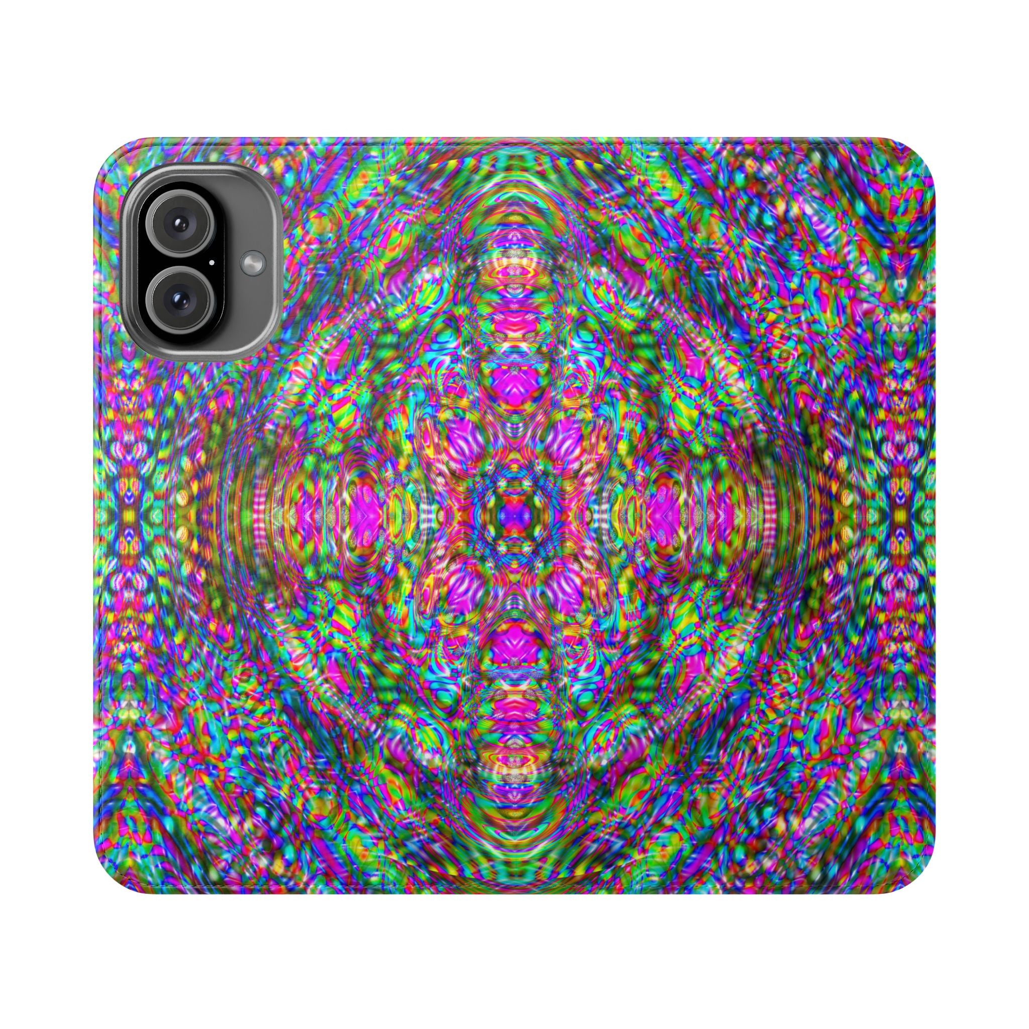 iPhone 16 Flip Case - DMT Scribe Tiles No.4