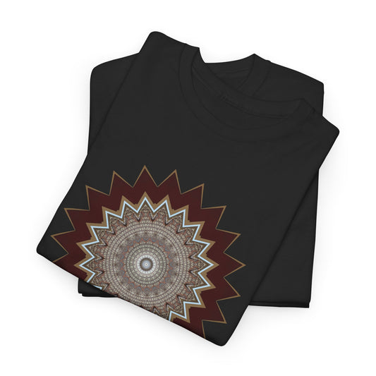 Unisex Heavy Cotton Tee - Mycelium Mandalas No.1