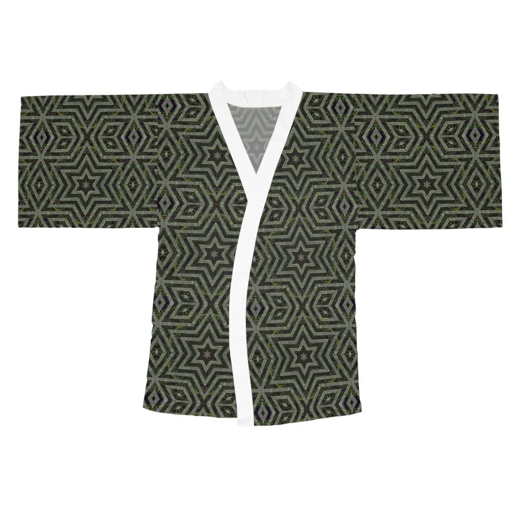 Long Sleeve Kimono Robe - P5 Kaleidoscopic No.9