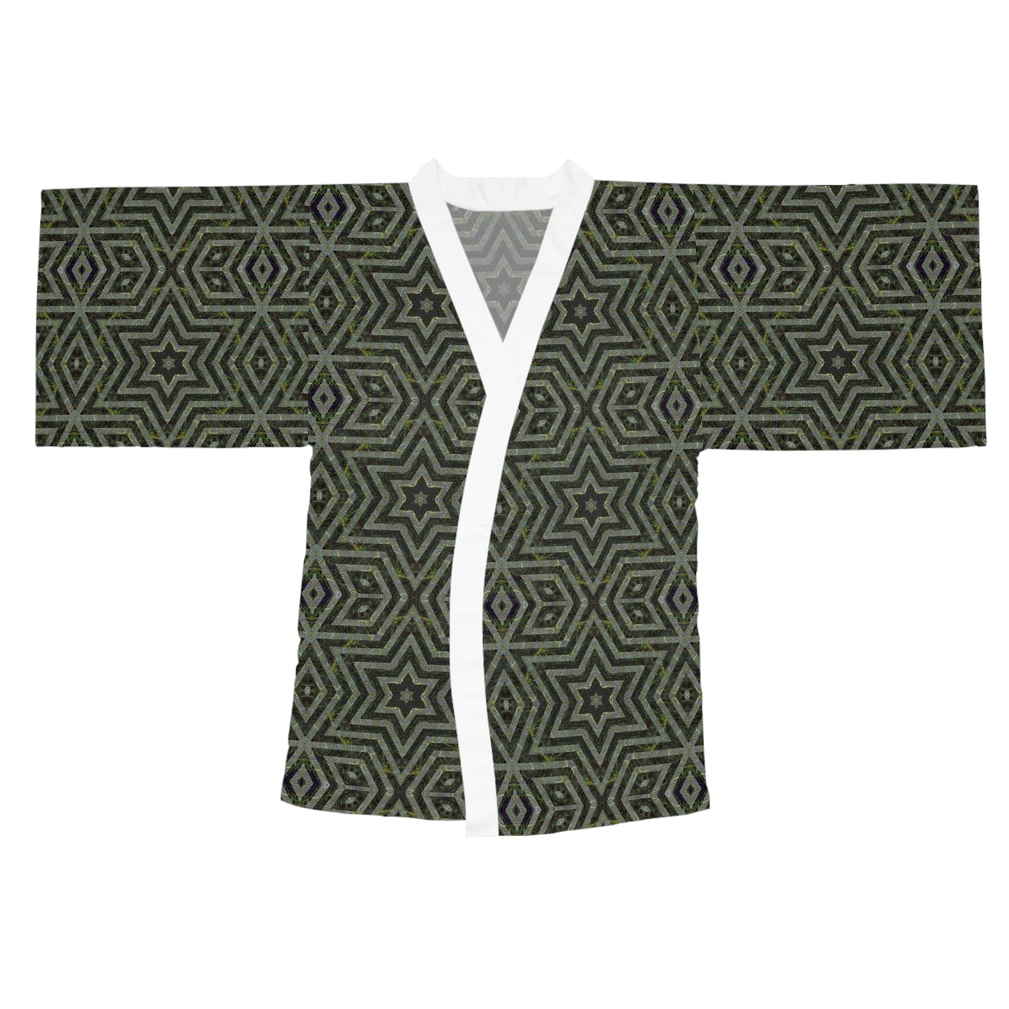 Long Sleeve Kimono Robe - P5 Kaleidoscopic No.9