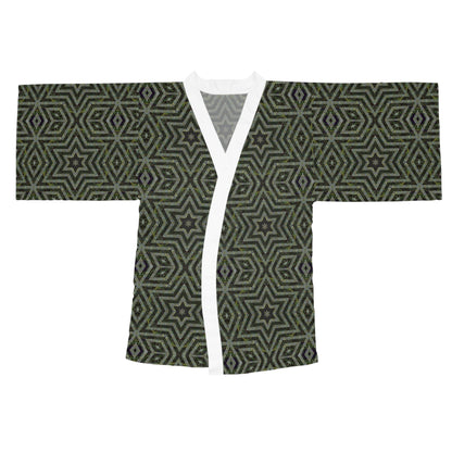 Long Sleeve Kimono Robe - P5 Kaleidoscopic No.9