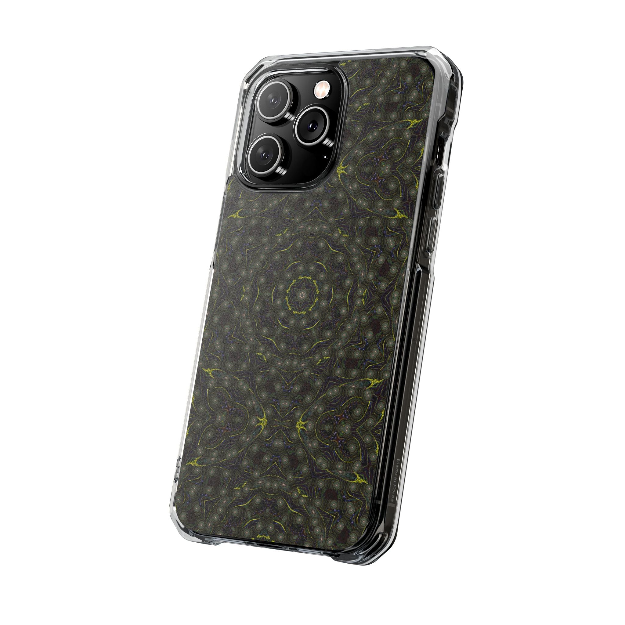 iPhone 14 Magnetic Clear Impact Case - P5 Kaleidoscopic No.2