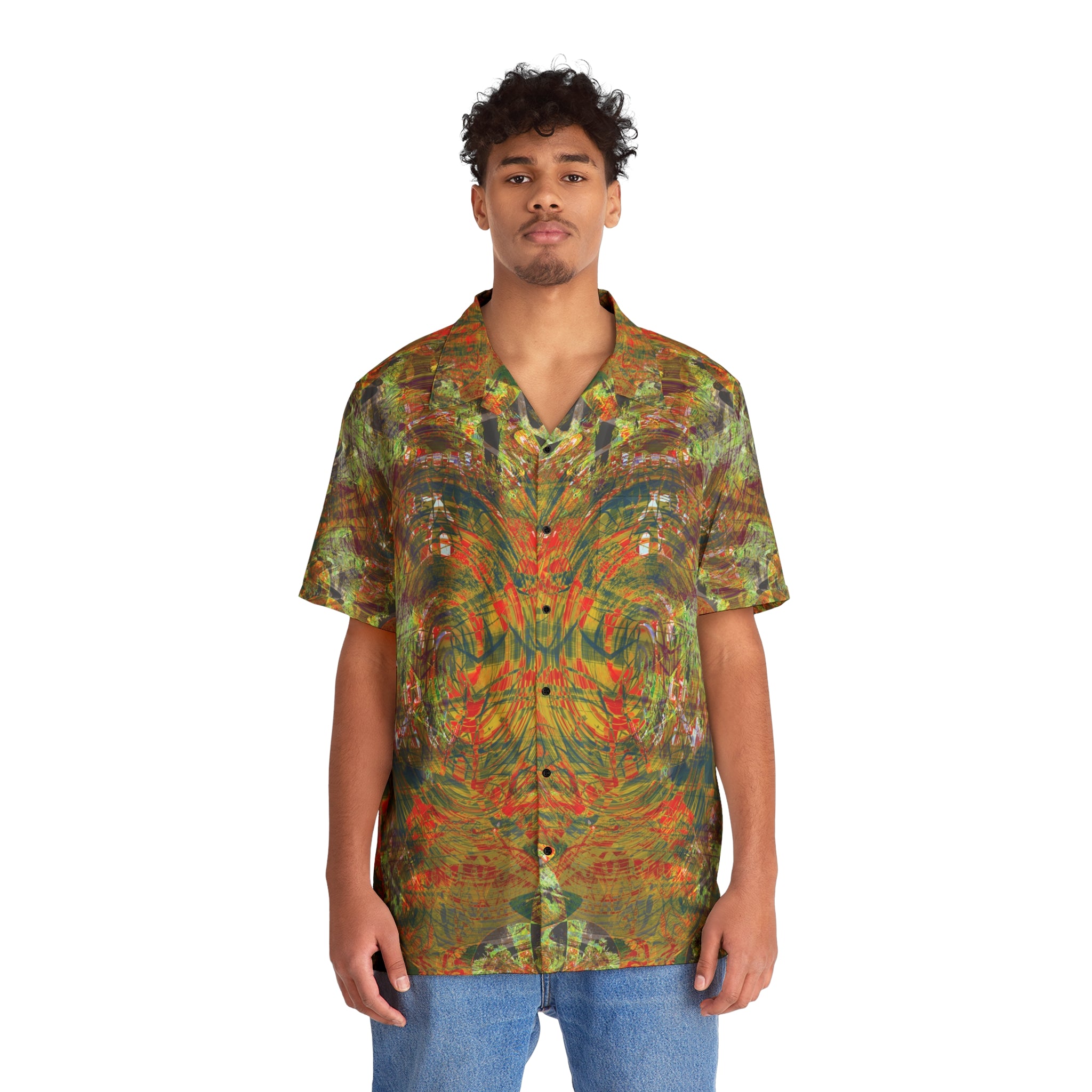 Hawaiian Shirt - Love Light Fractals No.4