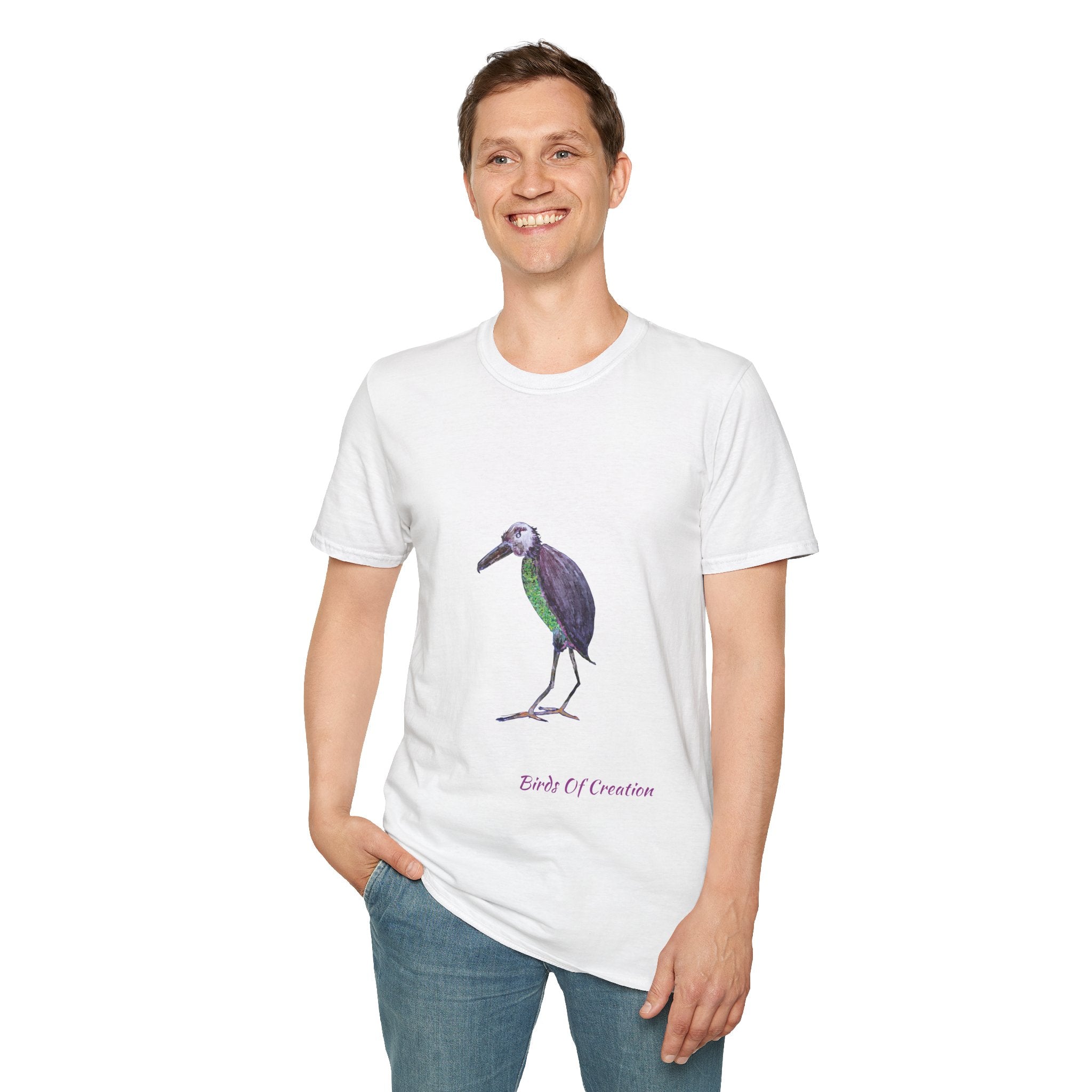 Unisex Softstyle T-Shirt - Birds Of Creation No.2