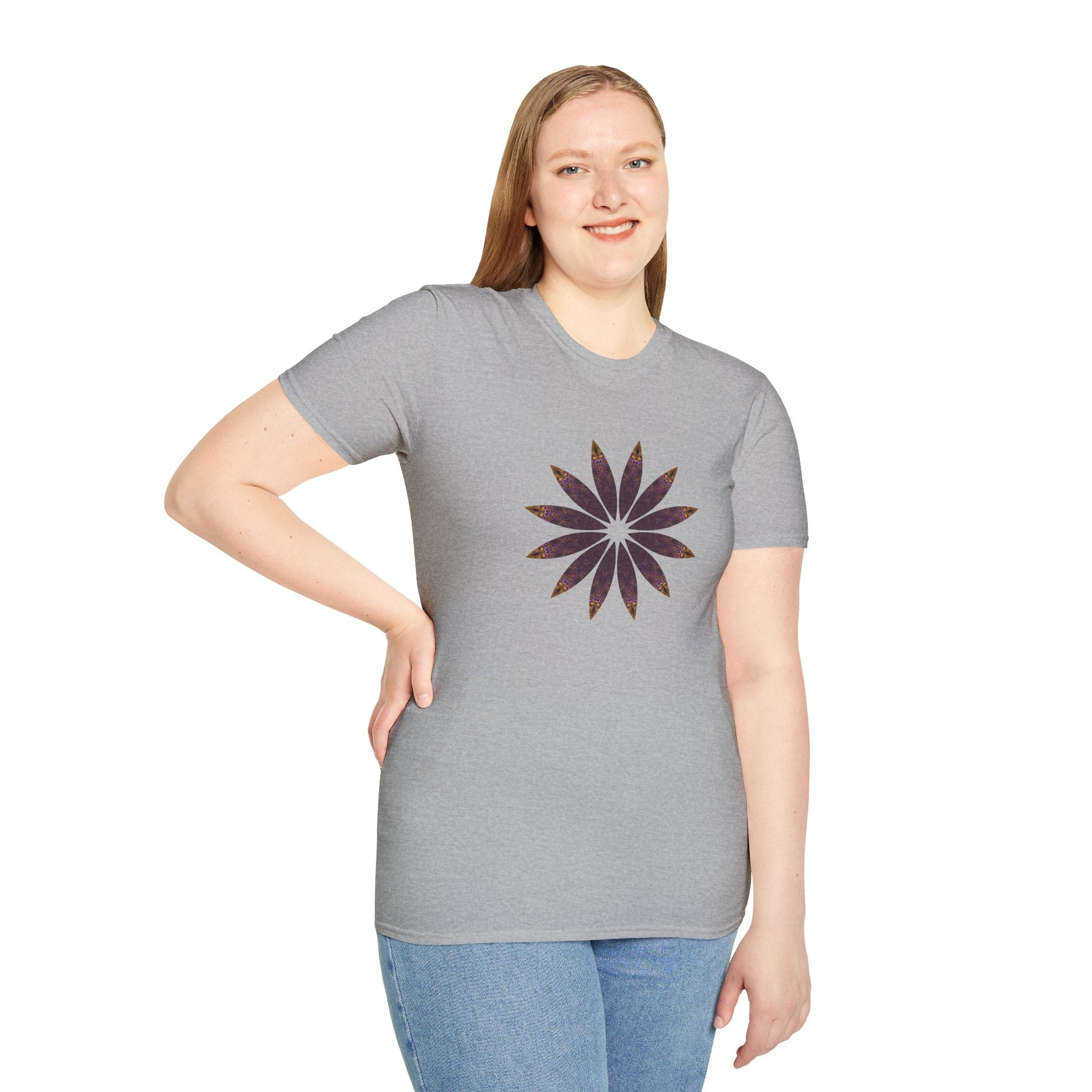 Unisex Softstyle T-Shirt - Love Light Mandalas No.2