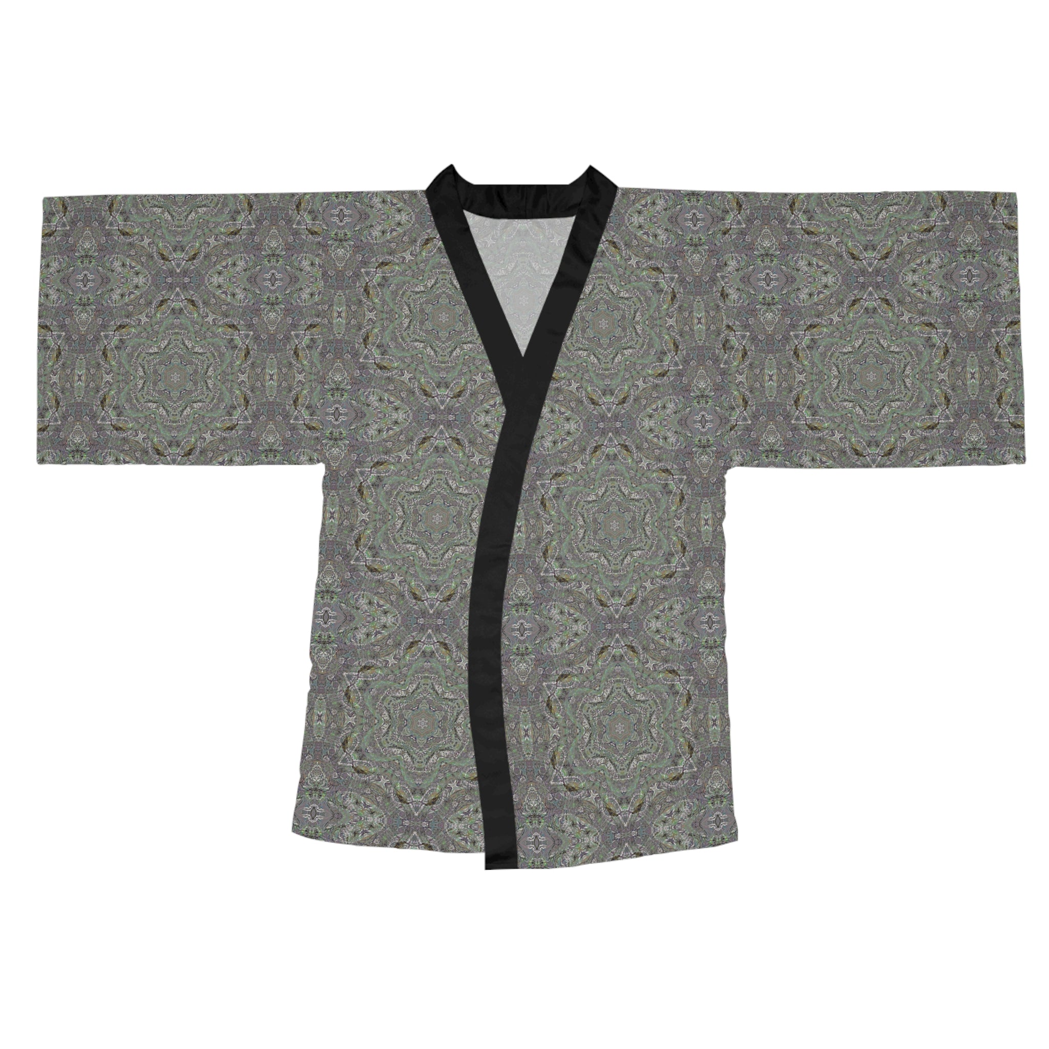 Long Sleeve Kimono Robe - P5 Kaleidoscopic No.29