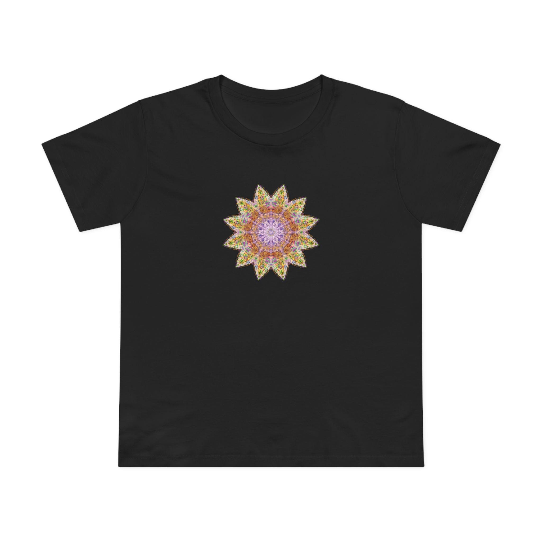Women’s Maple Tee - Love Light Mandalas No.14