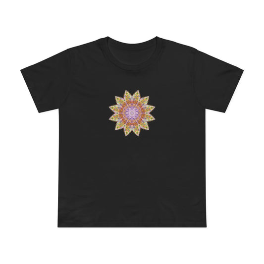 Women’s Maple Tee - Love Light Mandalas No.14