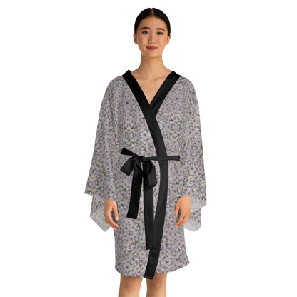 Long Sleeve Kimono Robe - P5 Kaleidoscopic No.23