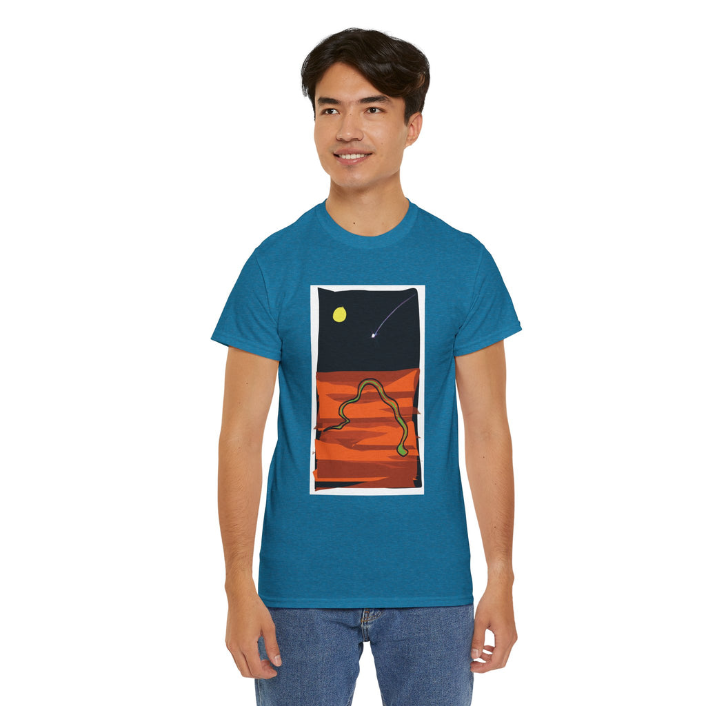Unisex Heavy Cotton Tee - The Traveller Series (Shooting Star)