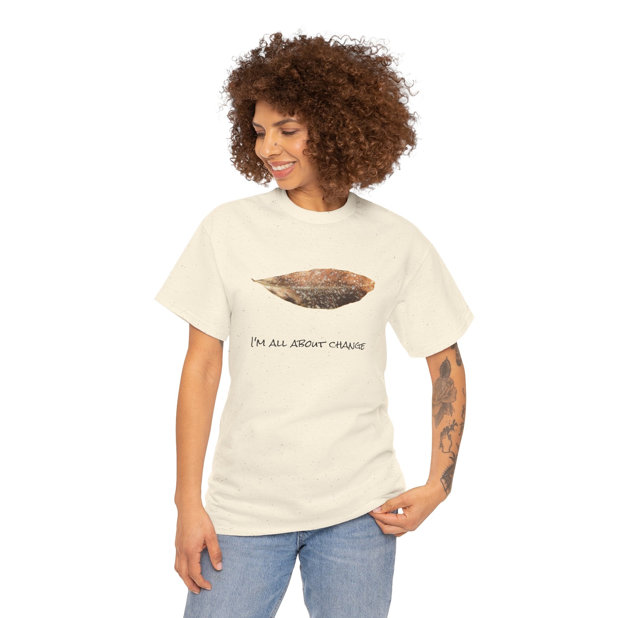 Unisex Heavy Cotton Tee - All About Change No.1