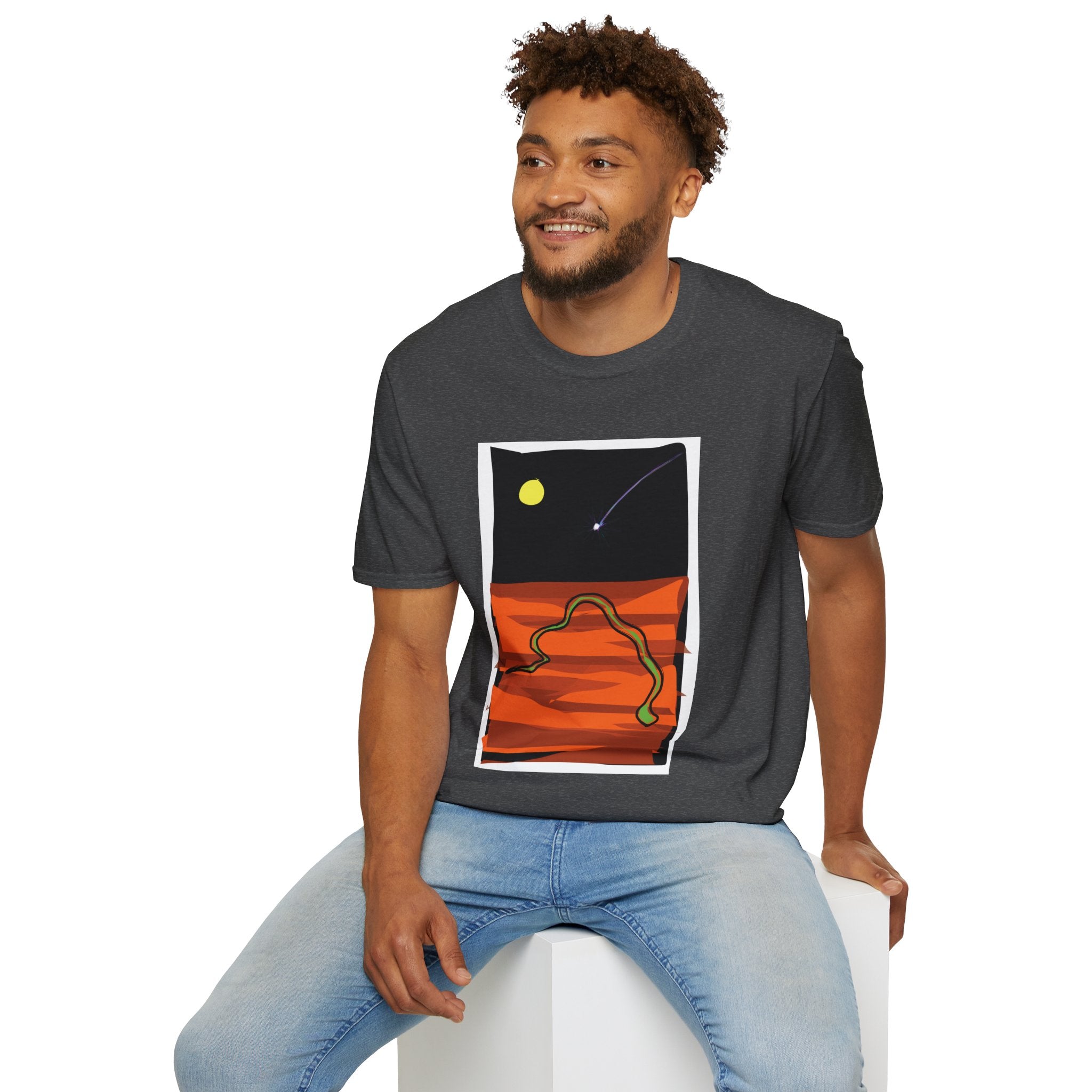 Unisex Softstyle T-Shirt - The Traveller Series (Shooting Star)