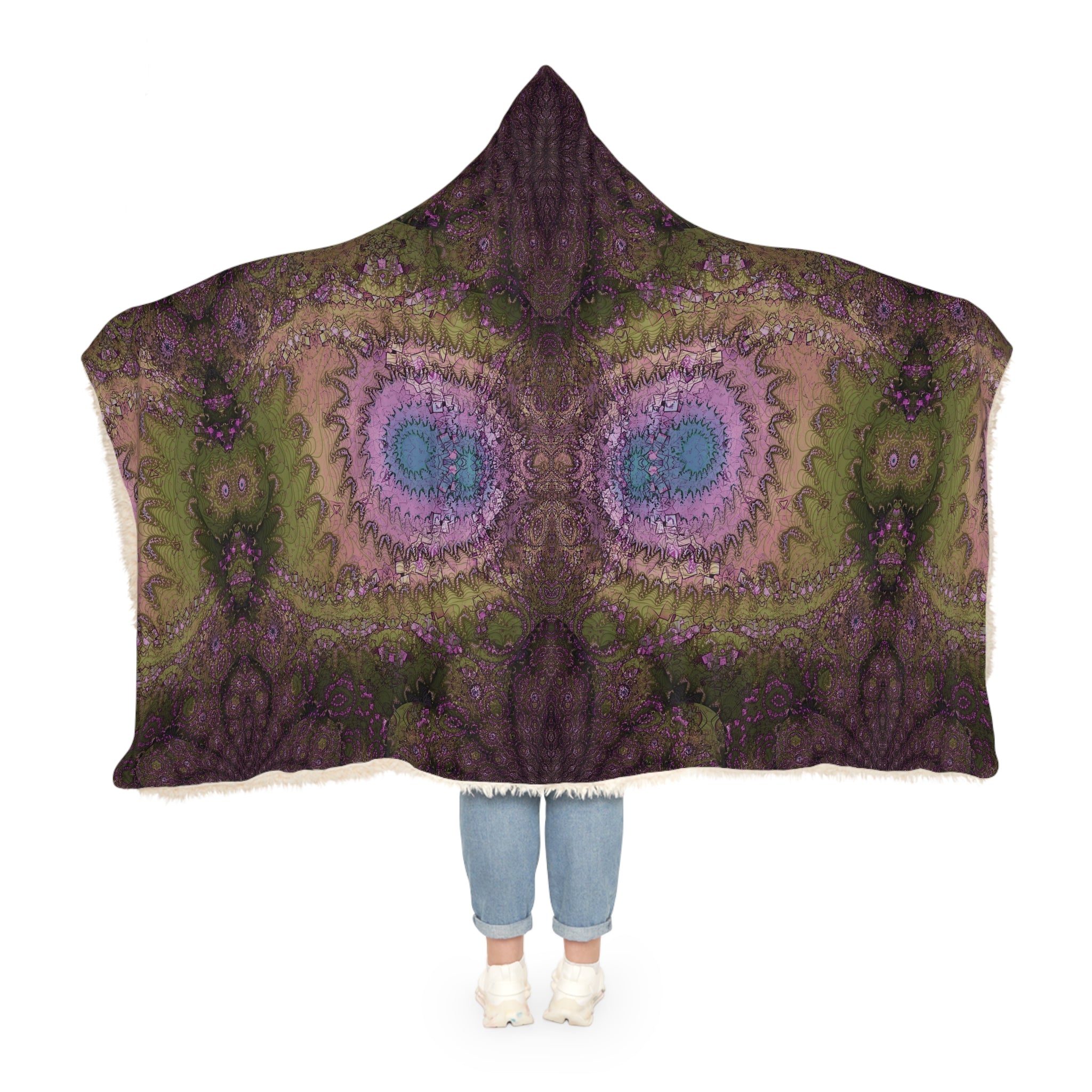 Snuggle Blanket - Love Light Fractals No.8