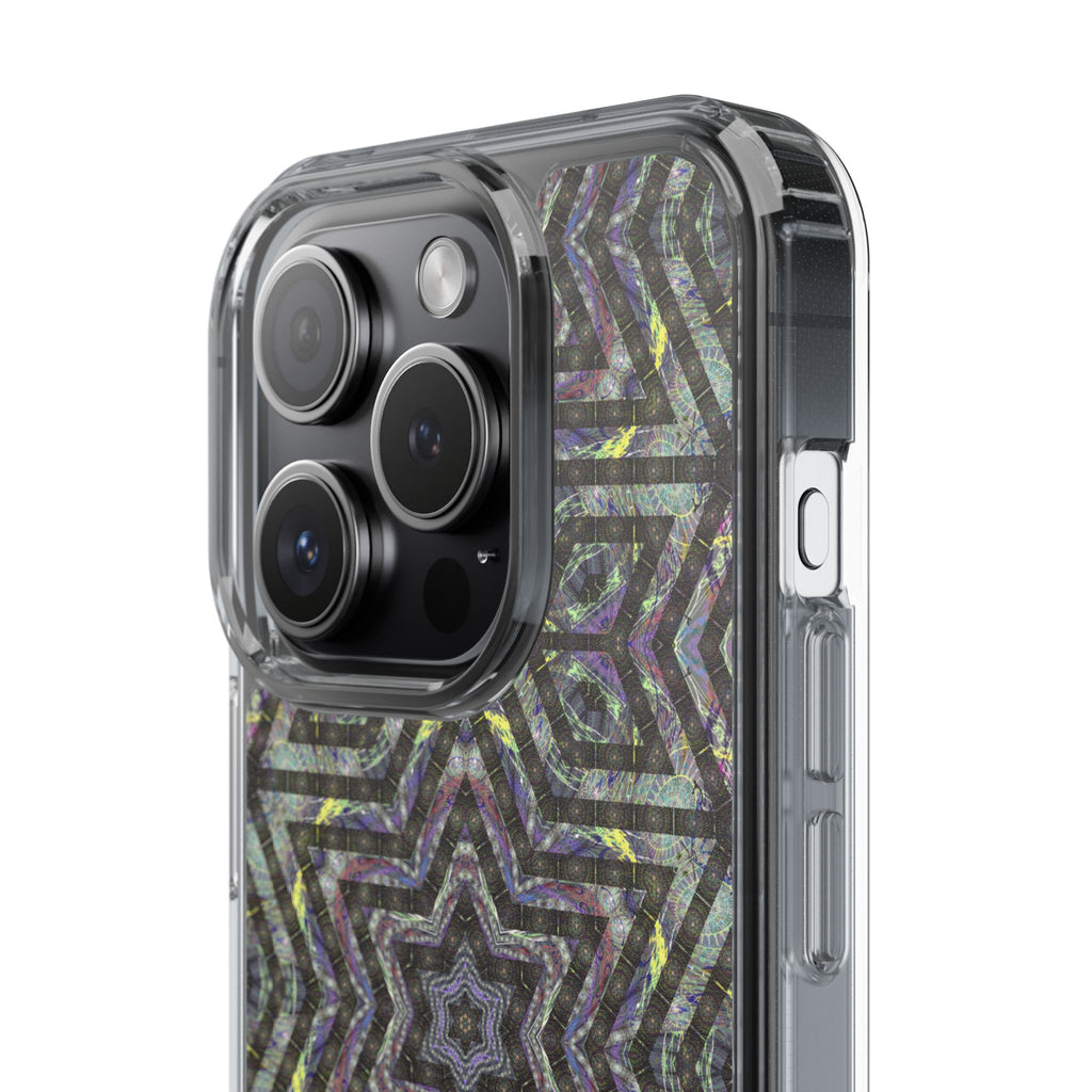 iPhone 15 Clear Case – P5 Kaleidoscopic No.1