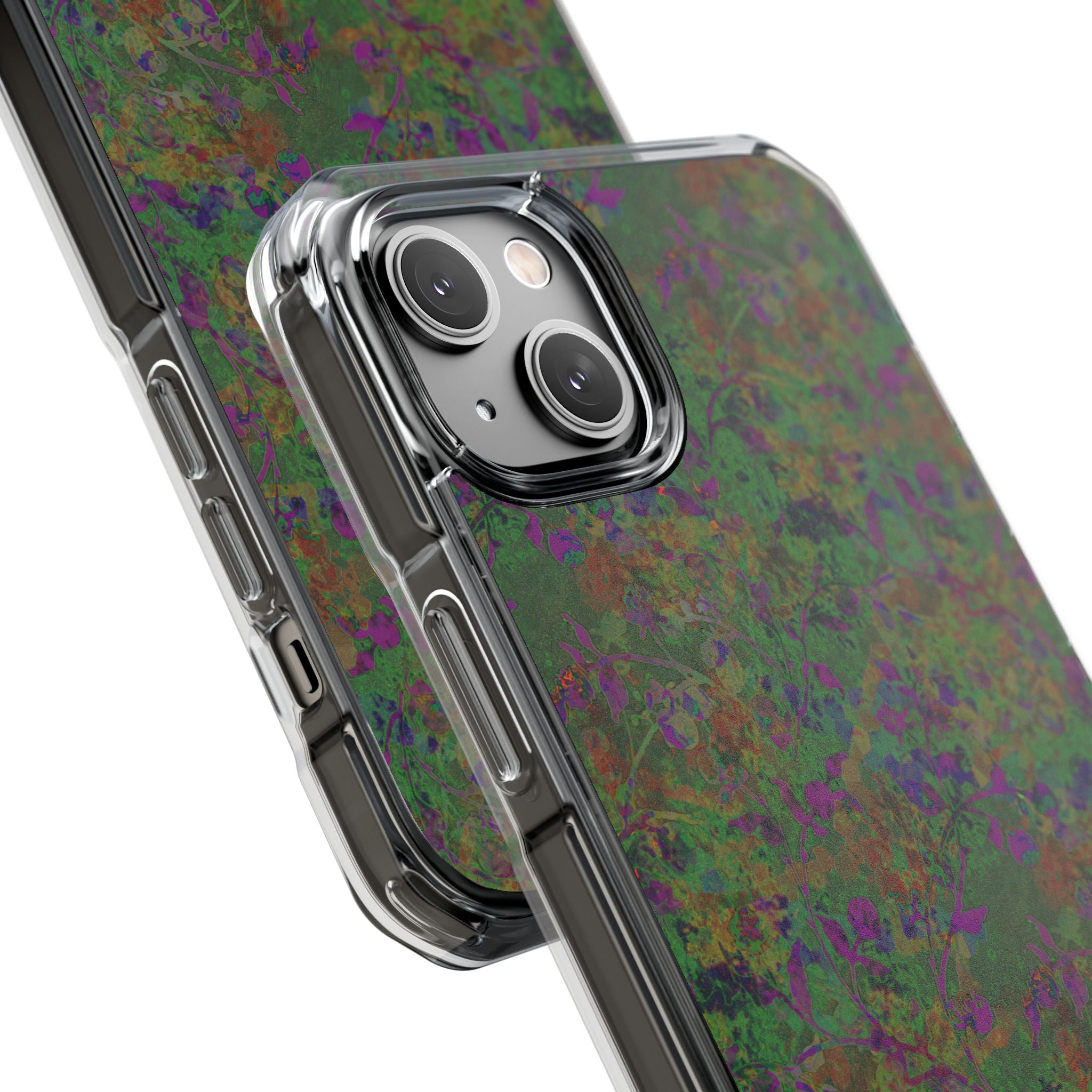 iPhone 14 Magnetic Clear Impact Case - Hidden Weave Series V3 No.24