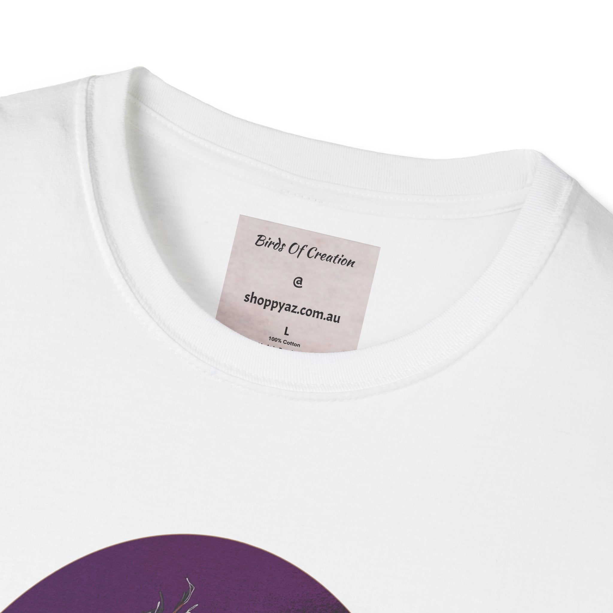 Unisex Softstyle T-Shirt - Birds Of Creation No.1a