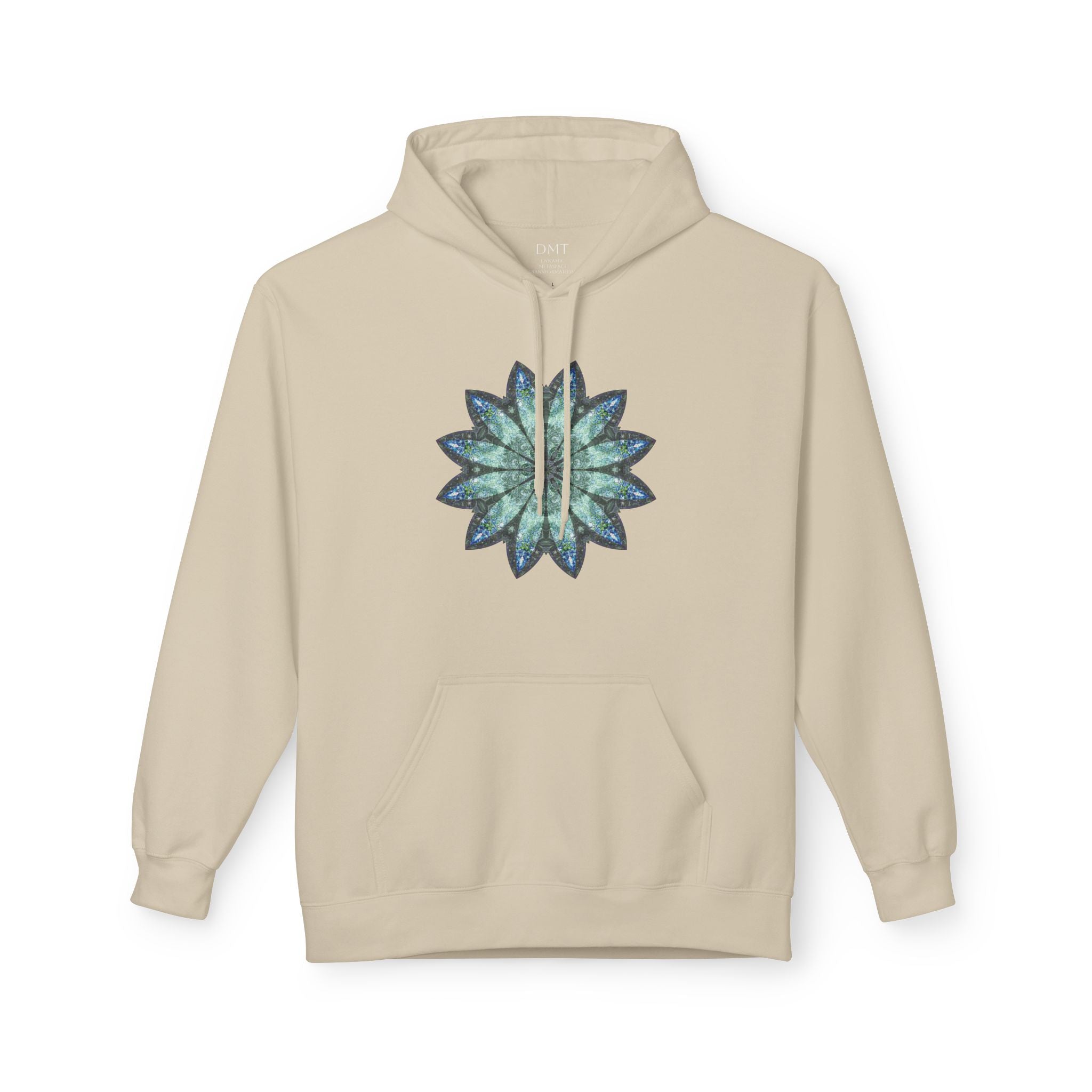 Unisex Midweight Softstyle Fleece Hoodie - Love Light Mandalas No.20