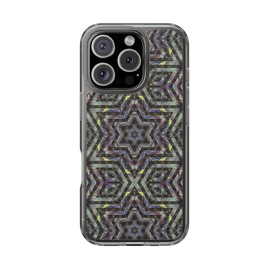 iPhone 16 Clear Case – P5 Kaleidoscopic No.1